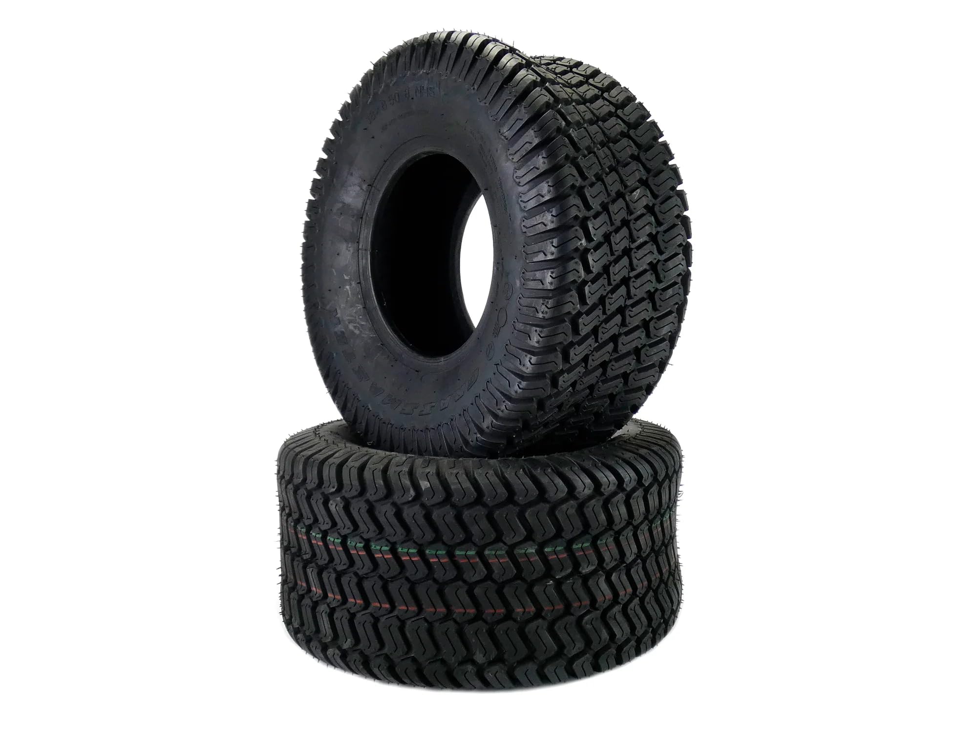 (2) 18x8.50-8 Tires for Hustler Raptor 42