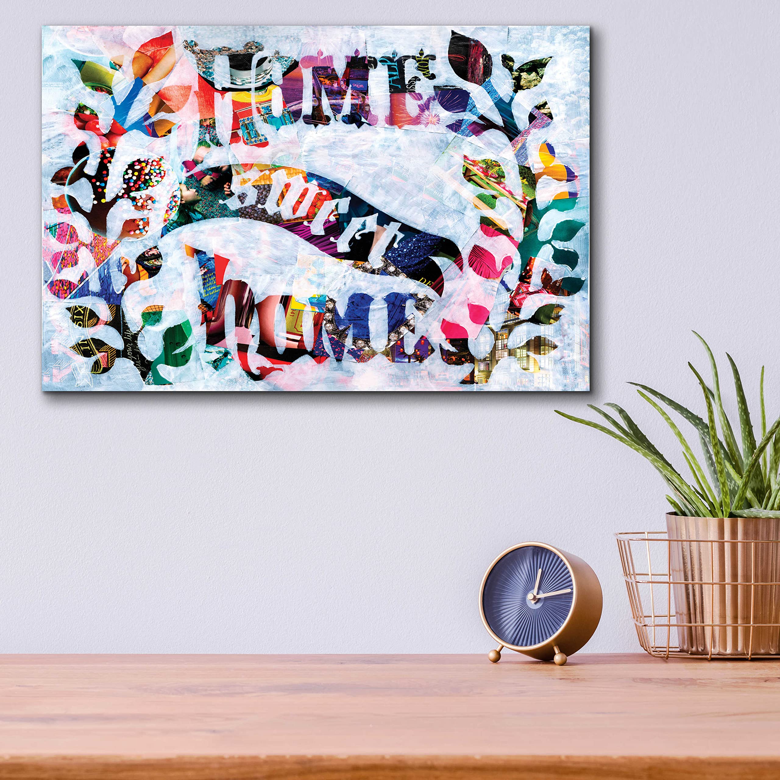 Epic 'Home Sweet Home' Acrylic Glass Wall Art by Artpoptart - 16