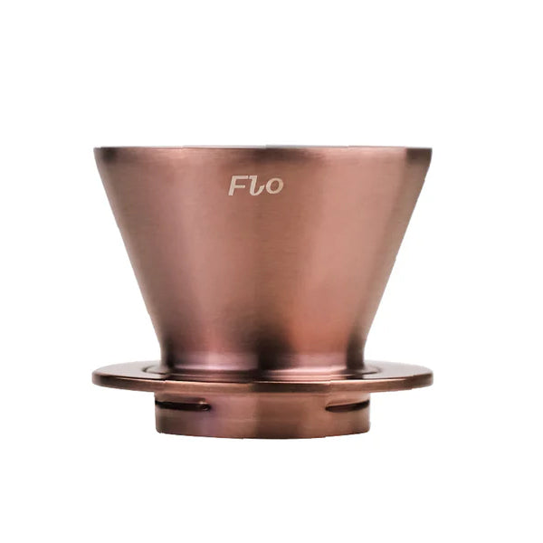 Varia x Kurasu Kyoto FLO Dripper - Premium Japanese Coffee Pour Over Dripper for Specialty Brewing | Perfect for Home Baristas, Coffee Enthusiasts & Gift Giving