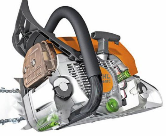 STIHL MS 162 Gas Chainsaw - 18 Inch Lightweight Gas-Powered Chainsaw for Wood Cutting, Tree Trimming & Firewood - Perfect for Homeowners & Landscaping Professionals