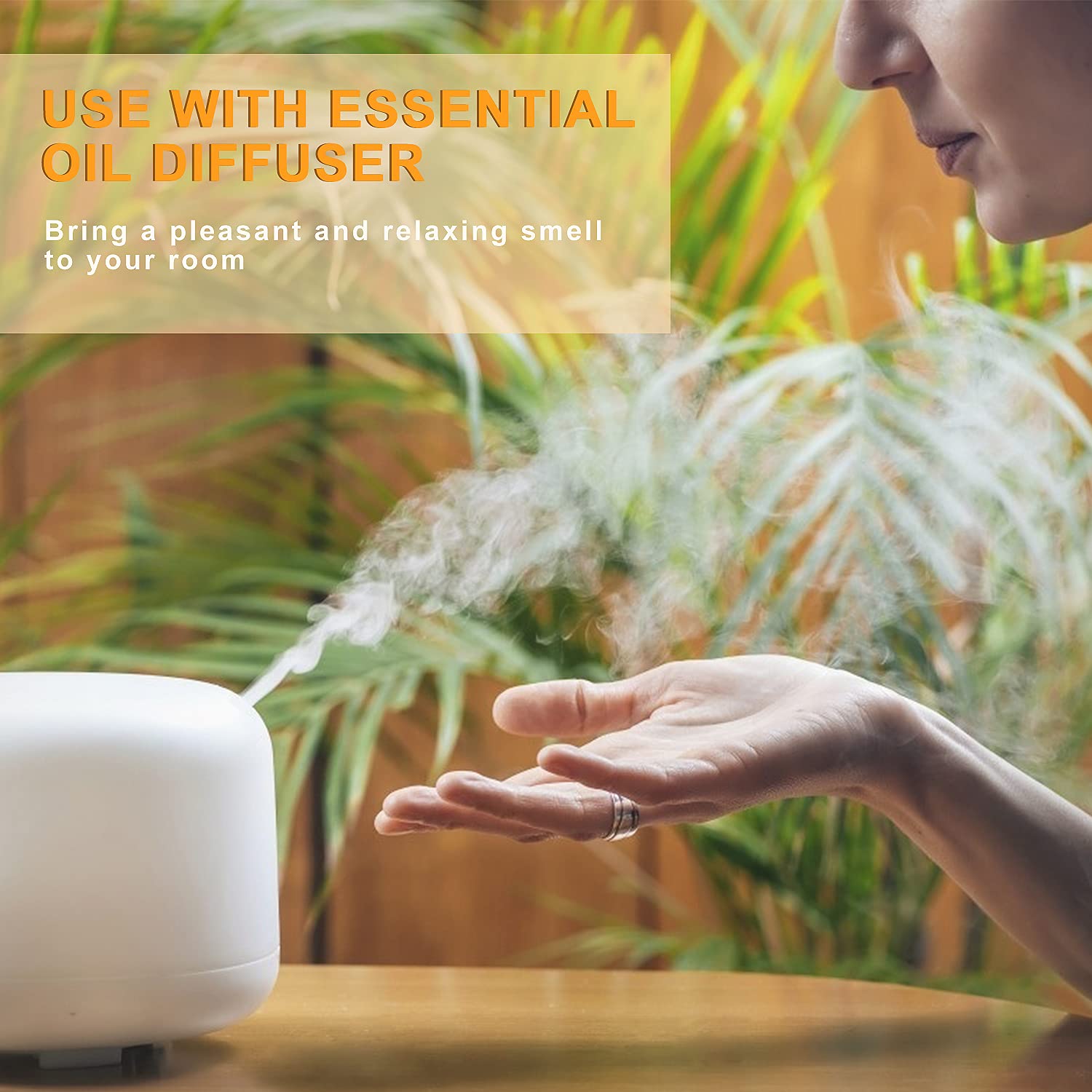 Organic Pure Vetiver Essential Oil - 100% Natural Plant Extract for Aromatherapy, Diffuser, Humidifier, Massage, Bath & Skin/Hair Care - 2 Pack x10ml - Perfect for Relaxation, Stress Relief & Spa Treatments