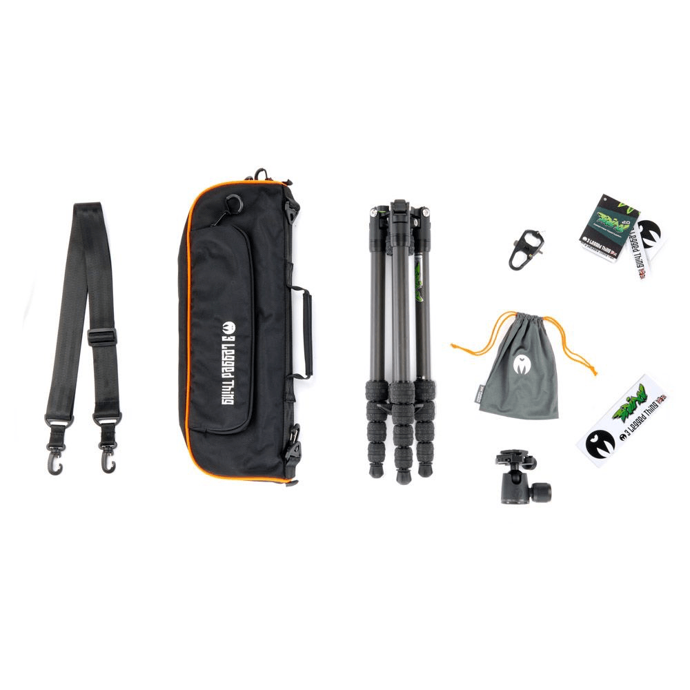 3 Legged Thing PUNKS Brian 2.0 Carbon Fiber Tripod - Lightweight Travel Tripod for DSLR Cameras, Perfect for Outdoor Photography, Hiking & Travel Adventures