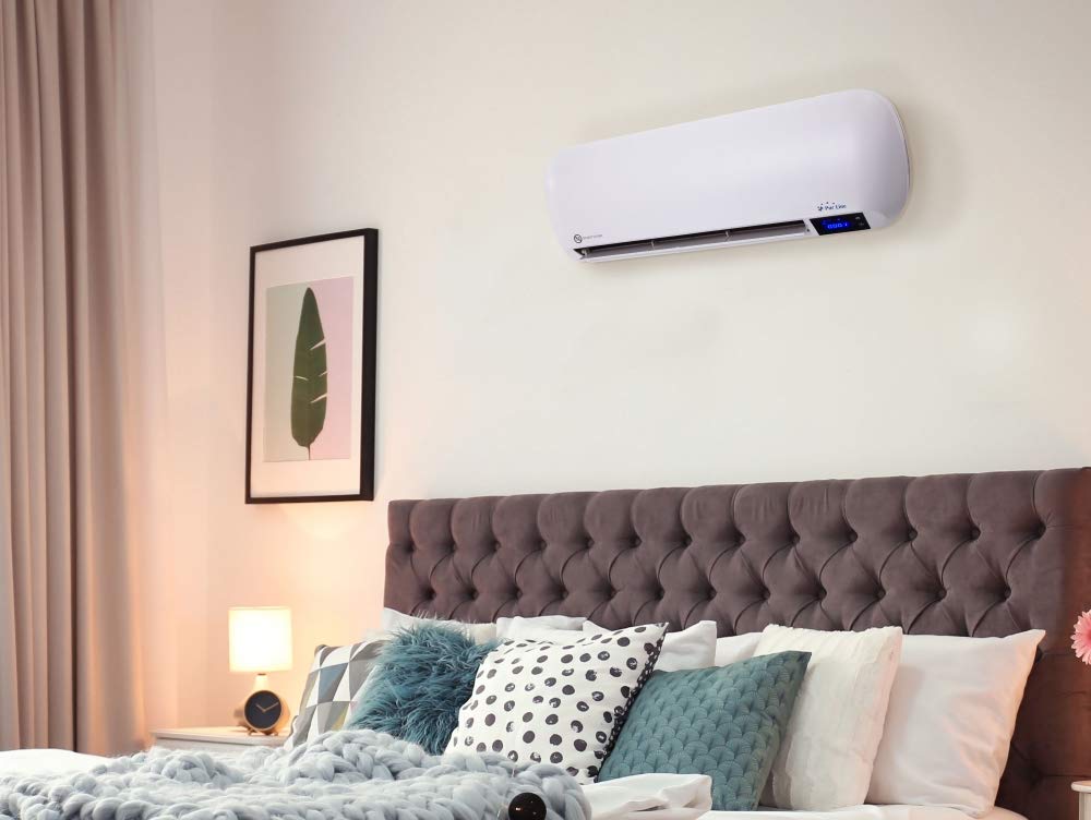 PURLINE HOTI M70 Wall Mounted Ceramic Heater 1000W/2000W with Timer & Remote Control - Perfect for Bedroom, Office, and Home Heating