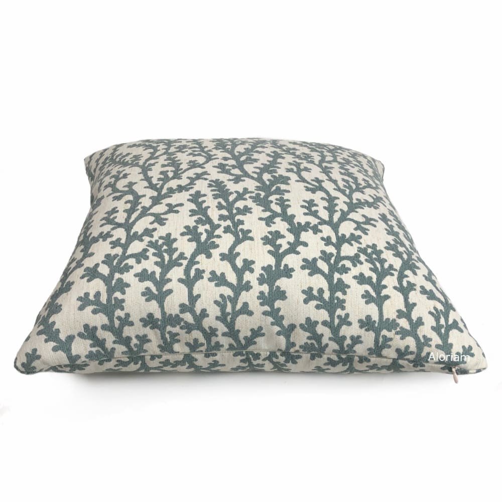 Beatrix Sage Green Floral Vine Pillow Cover - 18x18 Inch Decorative Throw Pillow Case | Farmhouse Home Decor for Living Room, Bedroom & Porch | Fabric by the Yard Available for DIY Projects
