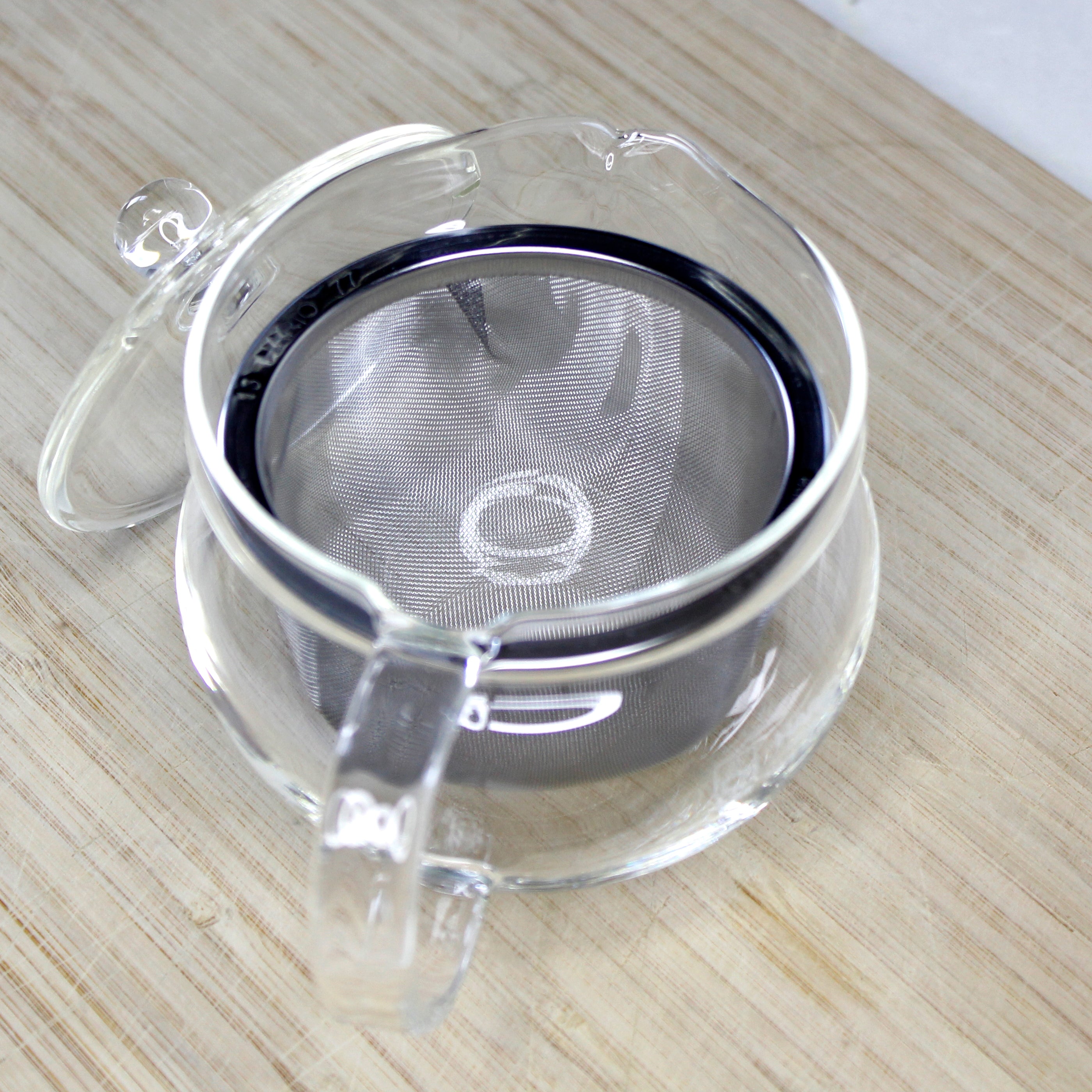 Premium Wide Glass Teapot with Stainless Steel Infuser - 10 oz Capacity - Perfect for Loose Leaf Tea, Herbal Tea & Blooming Tea - Ideal for Home, Office & Gift Giving
