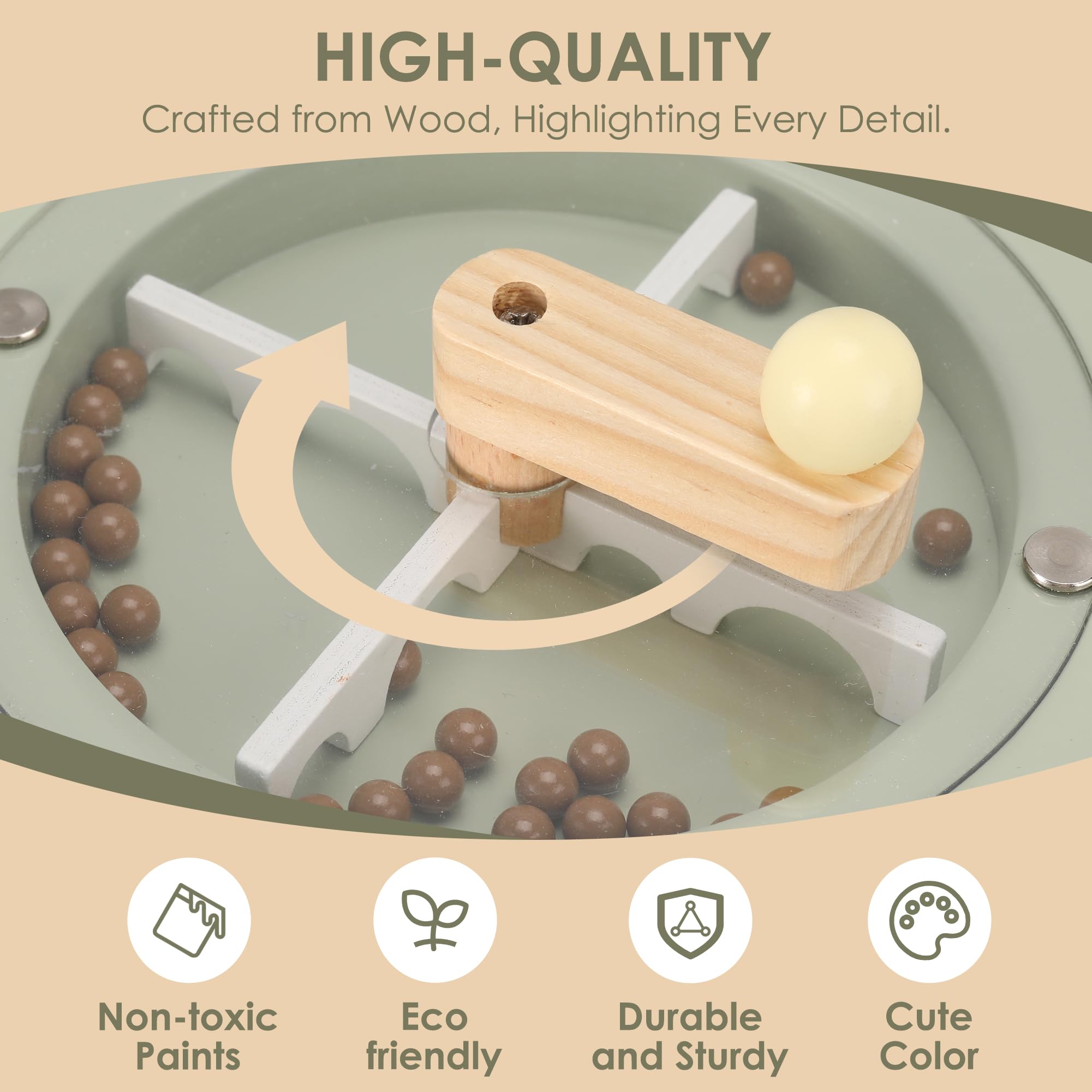 **Wooden Coffee Maker Toy for Kids with Grinder - Pretend Play Kitchen Set, Educational Toy Gift for Toddlers, Boys & Girls - Perfect for Role Play & Early Learning**