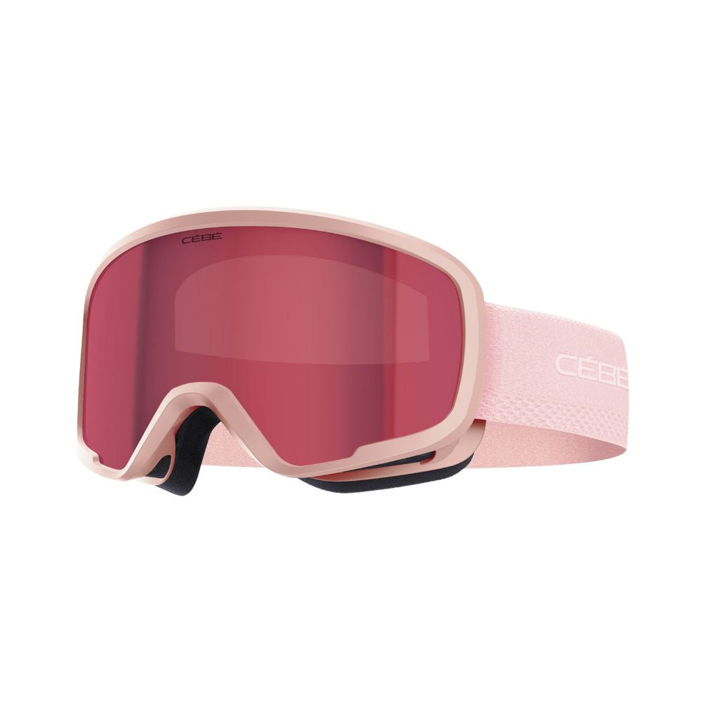 Cebe Hoopoe Kids Ski Goggles for Girls & Boys Ages 5-10, Pink Anti-Fog Snow Goggles - Perfect for Skiing, Snowboarding & Winter Sports
