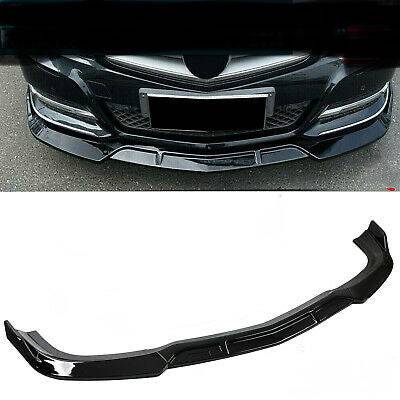 2008-2014 Mercedes Benz W204 C Class Coupe/Sedan AMG Sport Front Bumper Lip Splitter Kit - Glossy Black & Carbon Style 3PC - Enhance Your Ride's Aerodynamics & Style for Street Racing & Car Shows