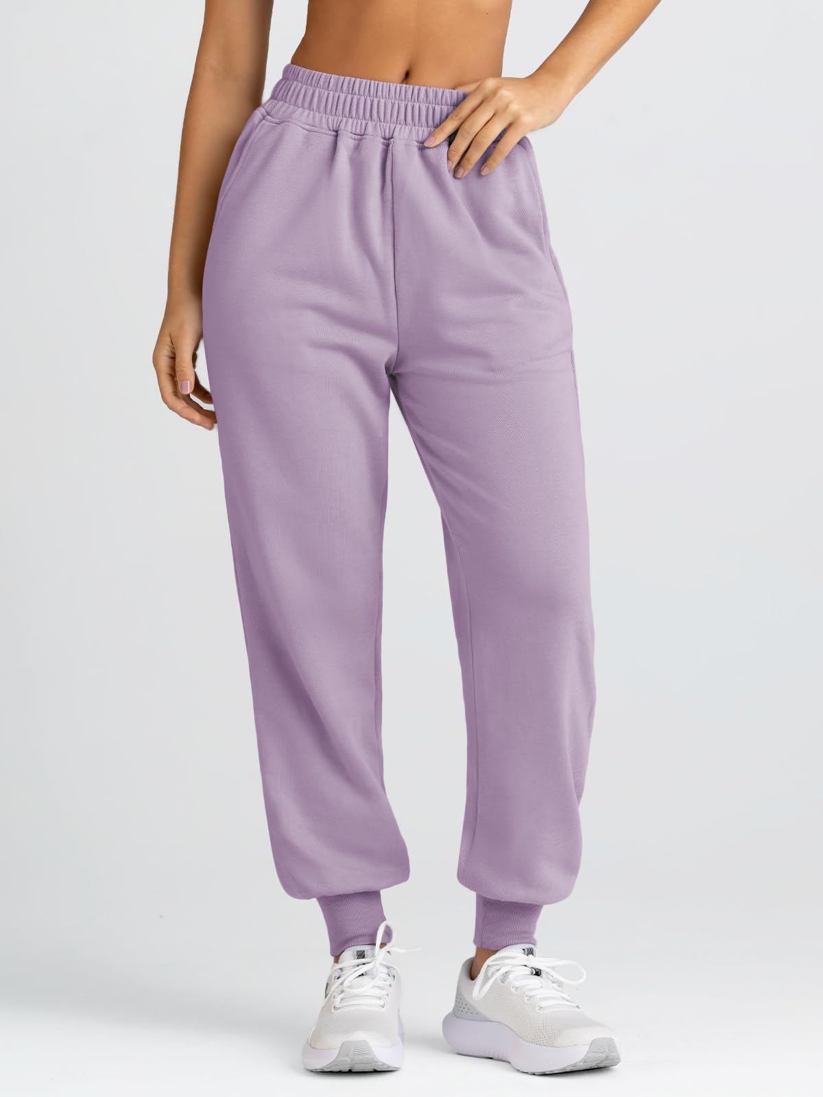Yovela Women's High Waisted Baggy Sweatpants - Casual Joggers with Pockets for Fall | Y2K Aesthetic Warm Lounge Pants for Home, Gym & Streetwear Fashion