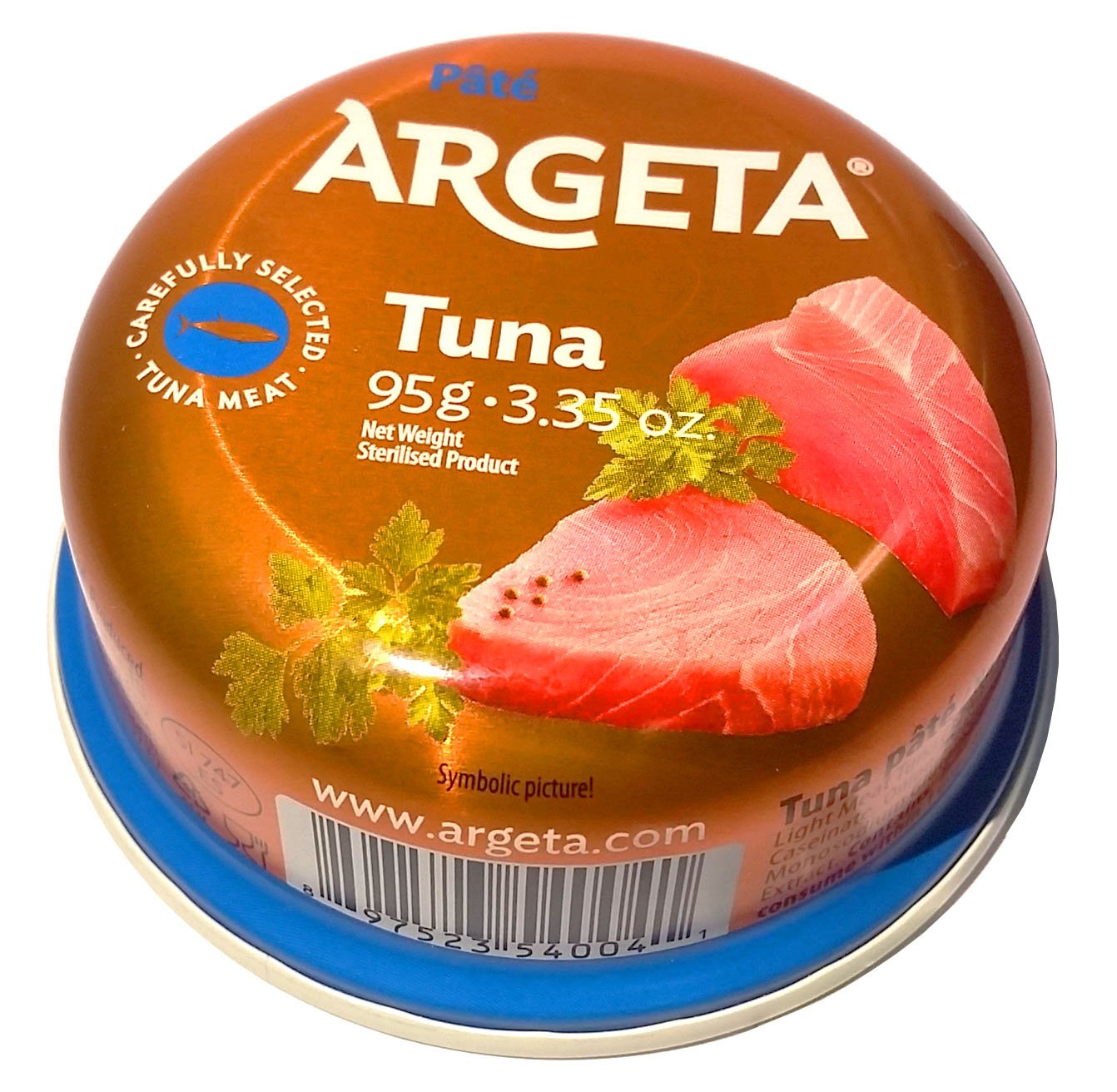 Argeta Tuna Pate 95g - Premium Canned Fish Spread for Sandwiches, Crackers & Appetizers - Delicious Seafood Snack for Parties, Picnics & Quick Meals