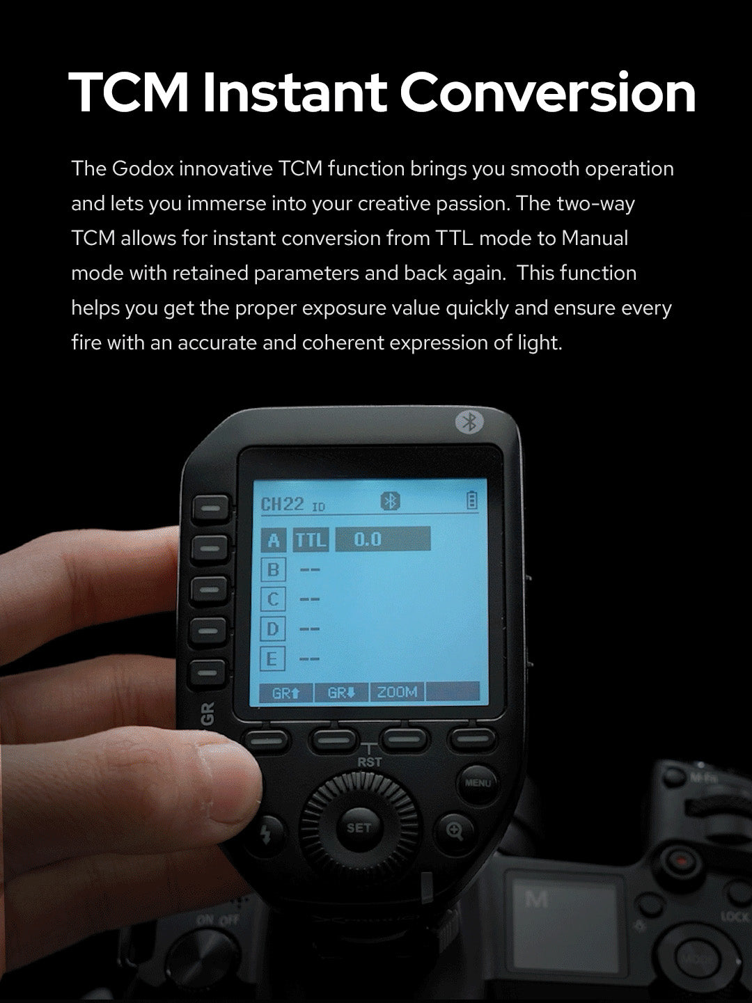 Godox XProII Wireless Flash Trigger for Canon Cameras - Perfect for Studio Photography, Outdoor Shoots & Event Coverage