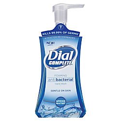 Dial Complete Antibacterial Foaming Hand Soap - Kills 99.9% of Germs, Moisturizing Formula with Vitamin E - Perfect for Kitchen, Bathroom & Office Use