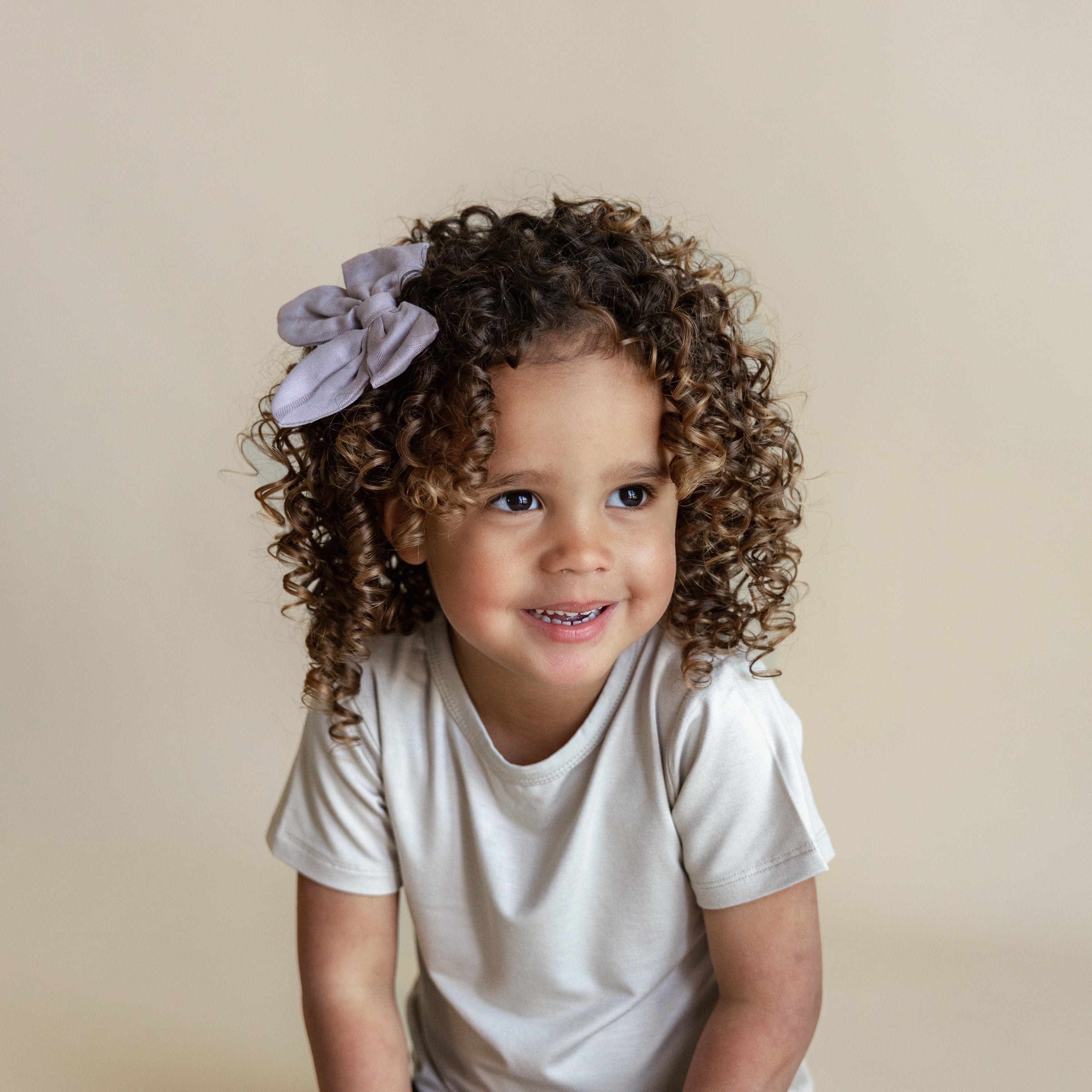 Bamboo Muslin Alligator Clip Hair Bow in Wisteria Purple - Perfect for Baby Girls, Toddlers, and Kids Hair Accessories | Great for Parties, Photoshoots, and Everyday Wear