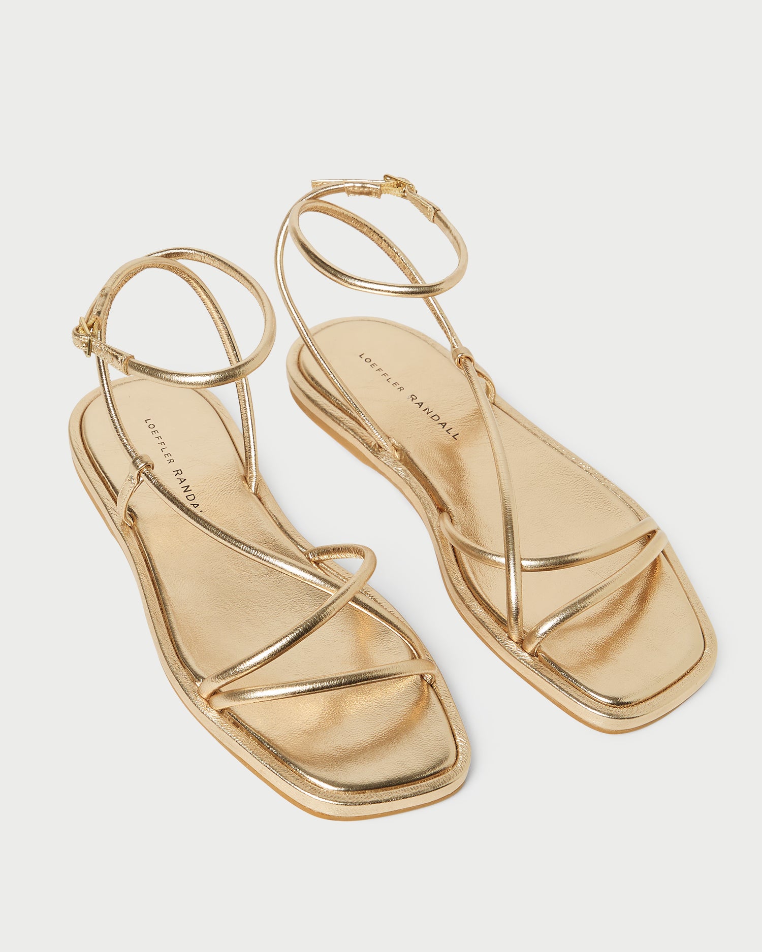 Noor Gold Leather Flat Sandals for Women - Comfortable Summer Casual Shoes - Perfect for Beach, Vacation and Everyday Wear