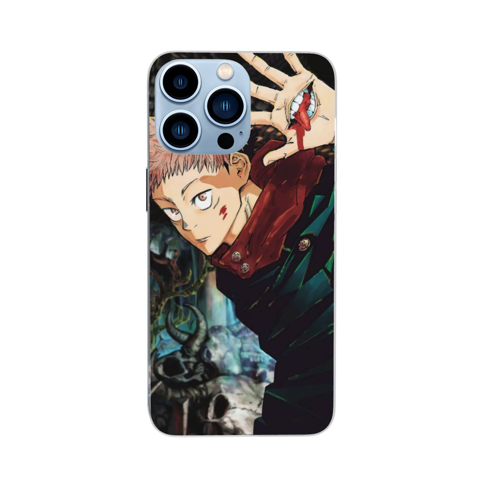 Jujutsu Kaisen Yuji Itadori Anime Phone Case for Samsung Galaxy A73 5G - Shockproof Protective Cover - Perfect for Fans, Cosplay, and Daily Use