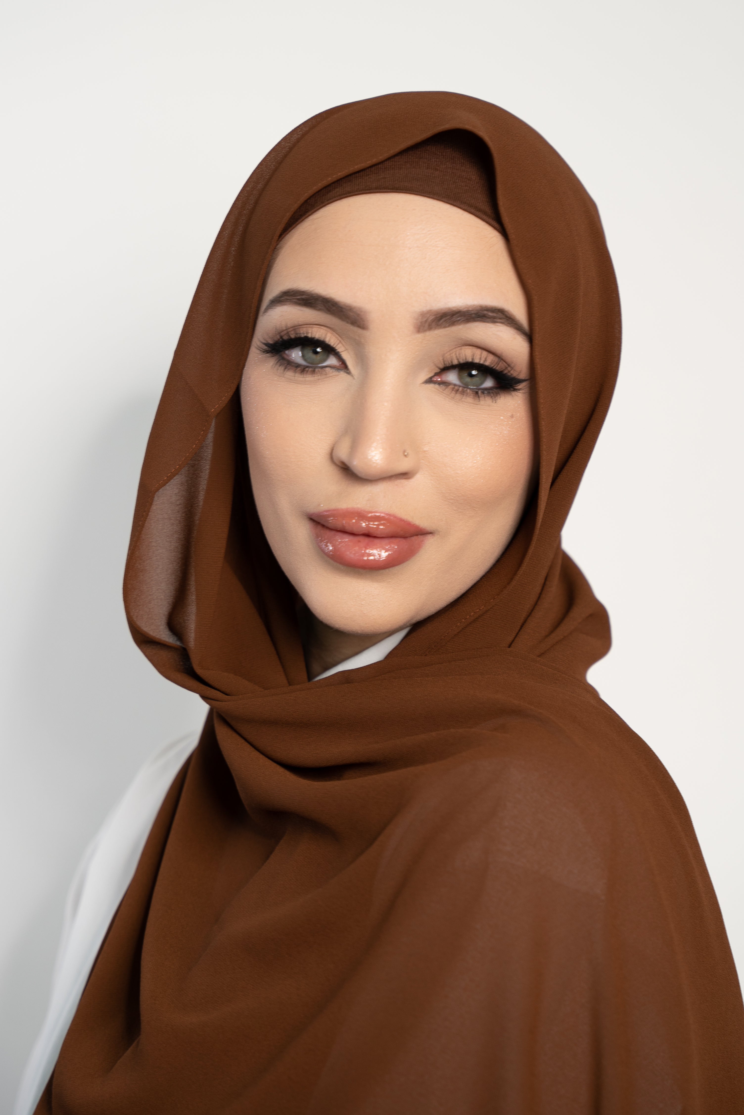 Stylish Chiffon Hijab Set by AHLAM - Perfect for Daily Wear, Prayer, and Special Occasions