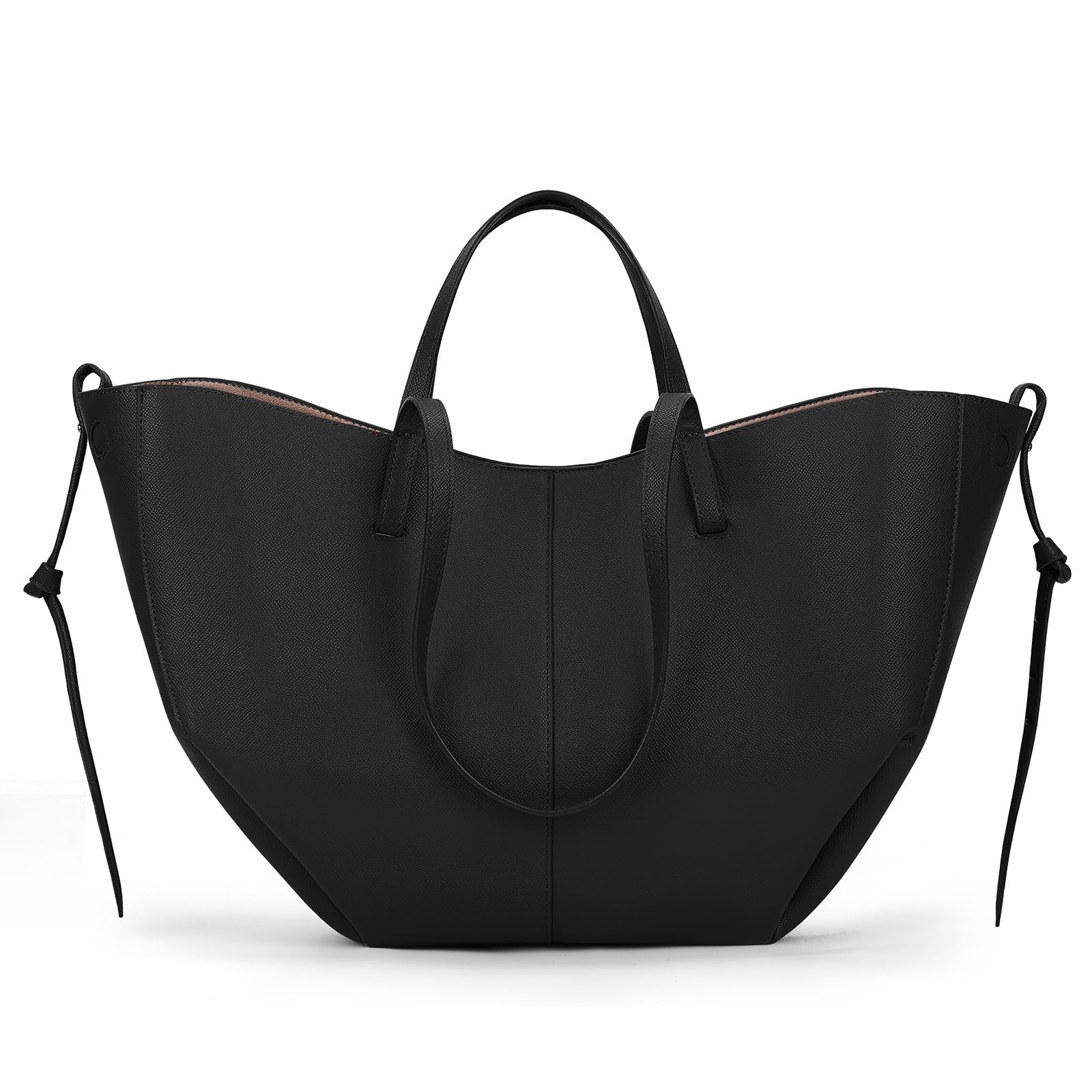 Stylish Faux Leather Tote Bag for Women - Professional Work Bag with Magnetic Closure - Trendy Shoulder Purse for Office, Commuting & Business Travel