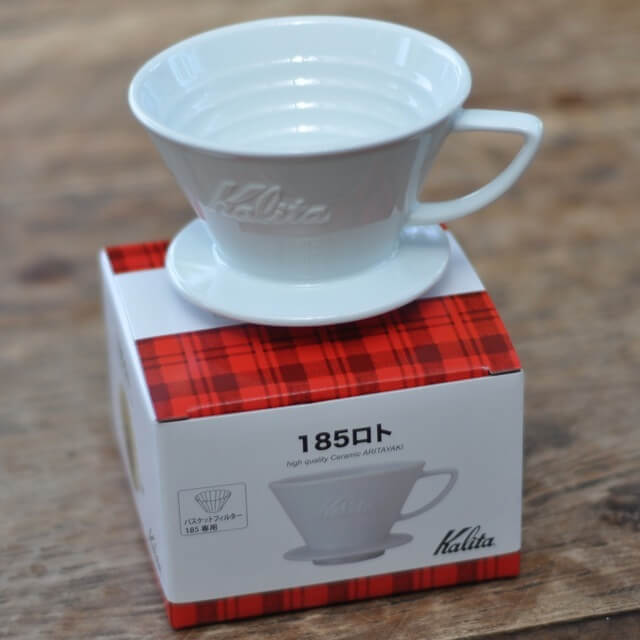 Premium Kalita 185 Ceramic Coffee Dripper - Japanese Pour Over Brewer for Specialty Coffee - Perfect for Home Baristas & Coffee Shops