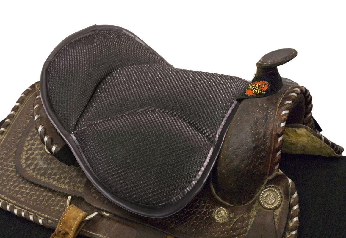 Impact Gel Seat Saver Saddle Cushion - Shock Absorbing Bike Seat Pad for Comfortable Cycling - Perfect for Road Bikes, Mountain Bikes & Exercise Bikes - Reduce Pain on Long Rides