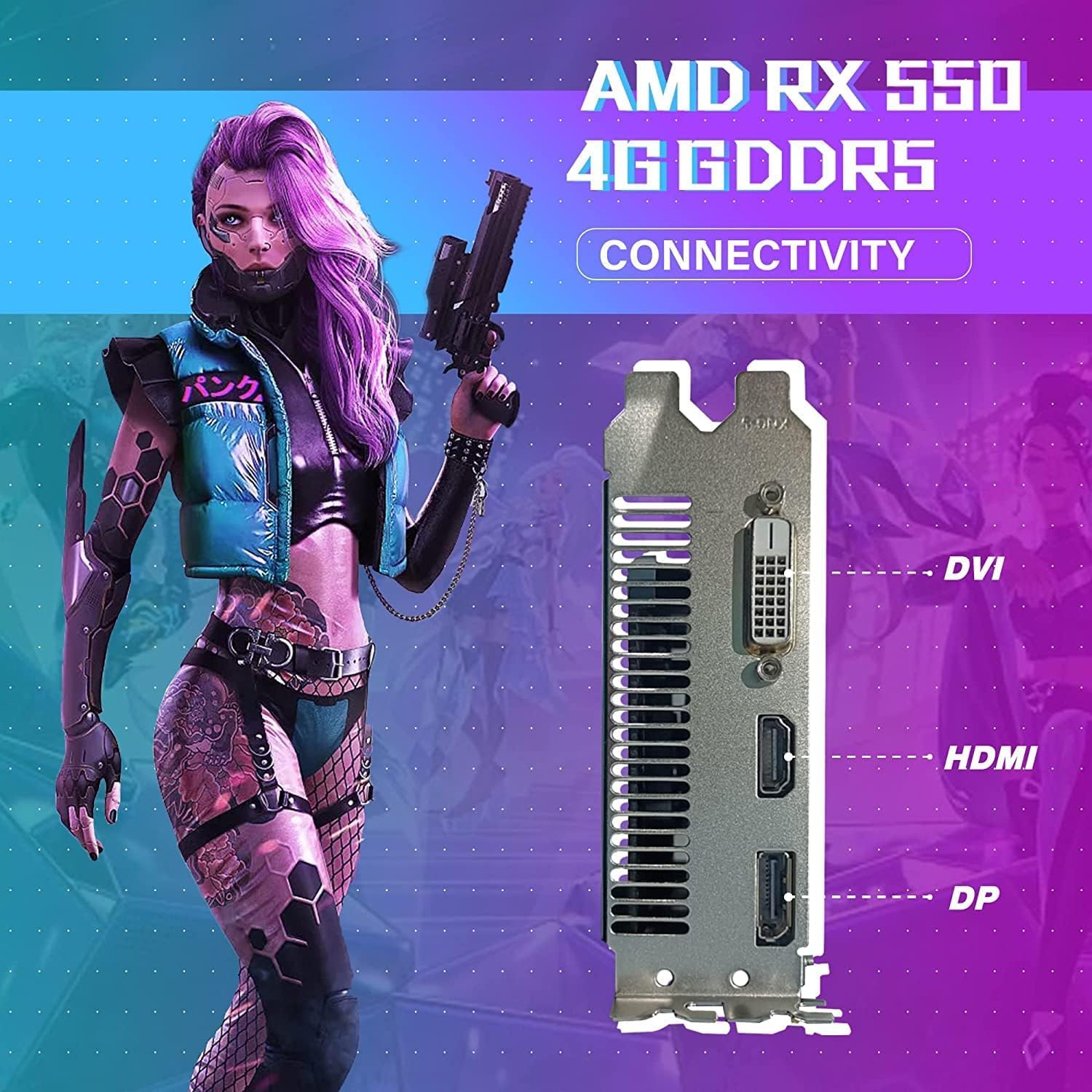 HP RGB Gaming PC - Intel i5-6500, RX 550 4G, 16GB DDR4, 1TB SSD for Esports & Streaming
