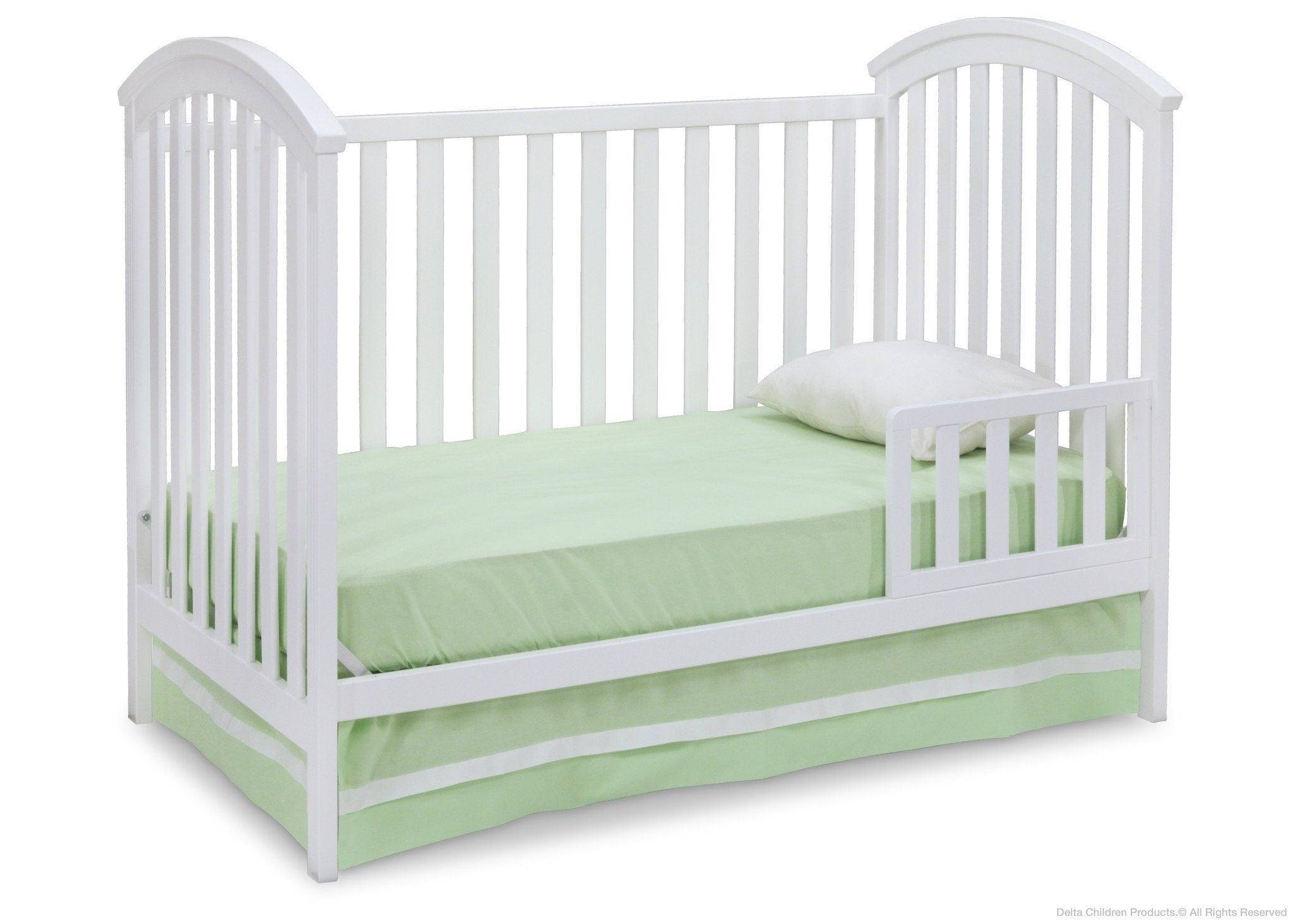 Arbour 3-in-1 Convertible Baby Crib - Toddler Bed & Daybed - Nursery Furniture for Boys & Girls - Perfect for Small Spaces & Growing Families
