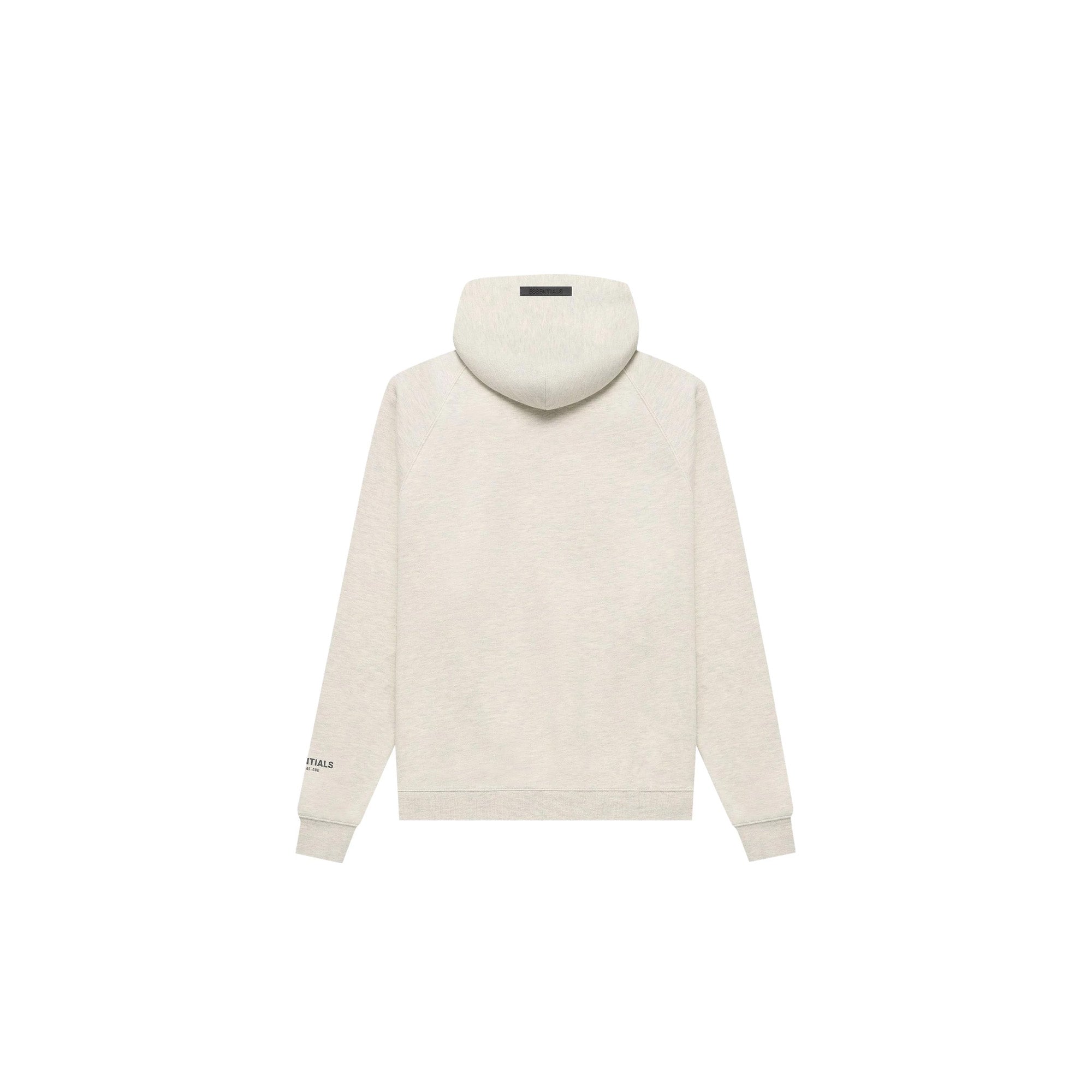 Fear of God Essentials Pullover Hoodie Light Heather Oatmeal - Men's Casual Streetwear Sweatshirt for Fall Winter Comfort & Style
