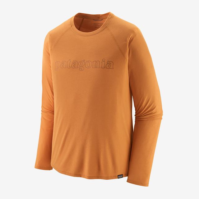 Men's Long Sleeve Capilene Cool Trail Graphic Shirt - Moisture Wicking Hiking & Outdoor Adventure Shirt for Men
