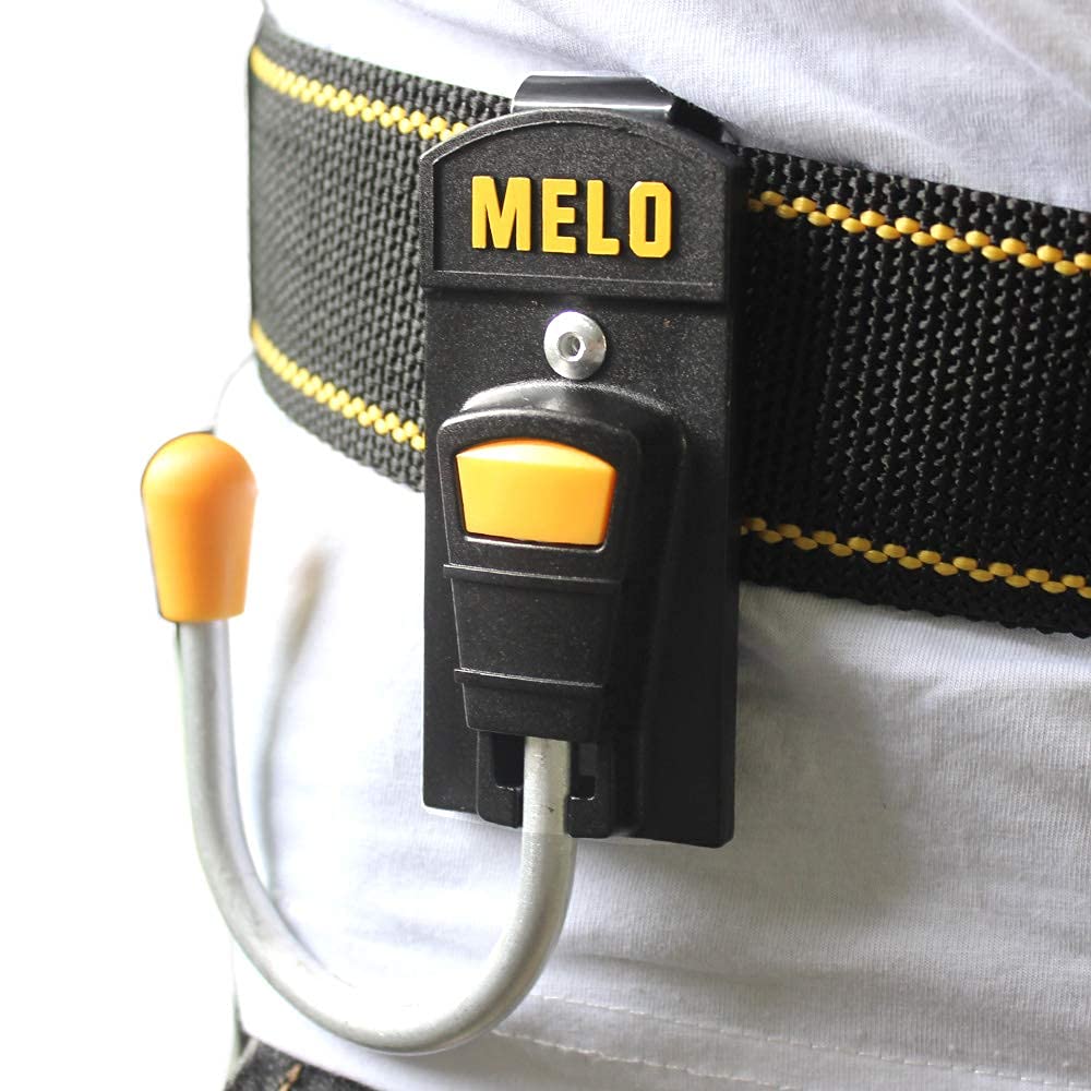MELOTOUGH Heavy Duty Tool Belt Hook & Holster for Cordless Drill - Secure Drill Holder for Electricians, Carpenters & DIY Projects
