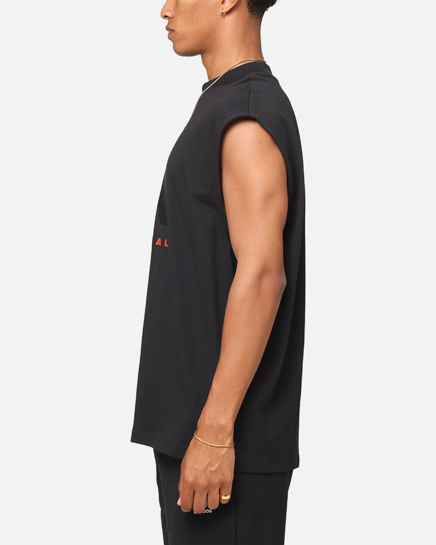 Adidas Men's Sleeveless Basketball Jersey - Black Performance Shirt for Training & Streetwear