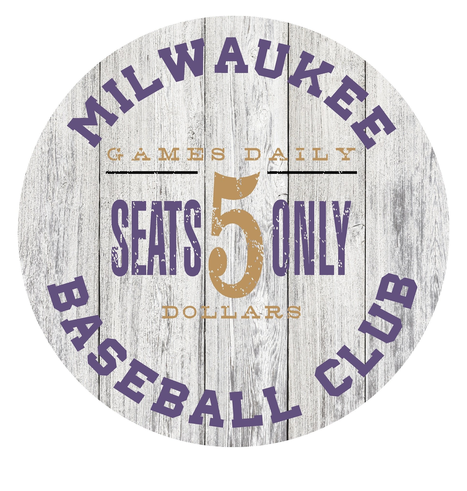 Milwaukee Brewers Baseball Club Metal Sign - 11.75