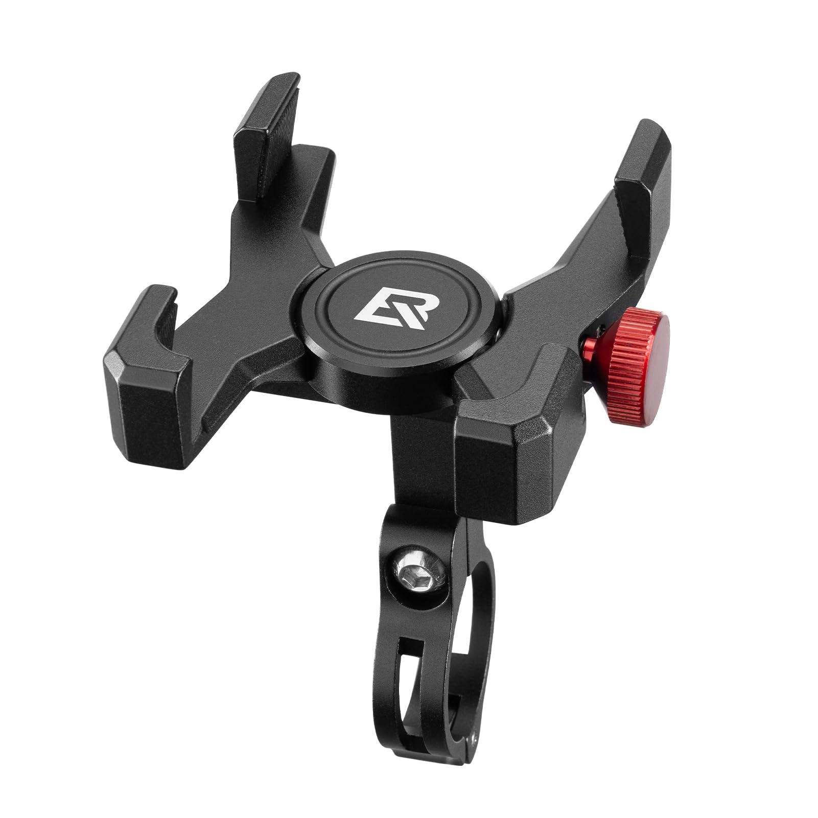 ROCKBROS Aluminum Bike Phone Mount Holder - Universal Handlebar Mount for 4.7-7.1 Inch Smartphones - Perfect for Cycling, Commuting & Outdoor Adventures