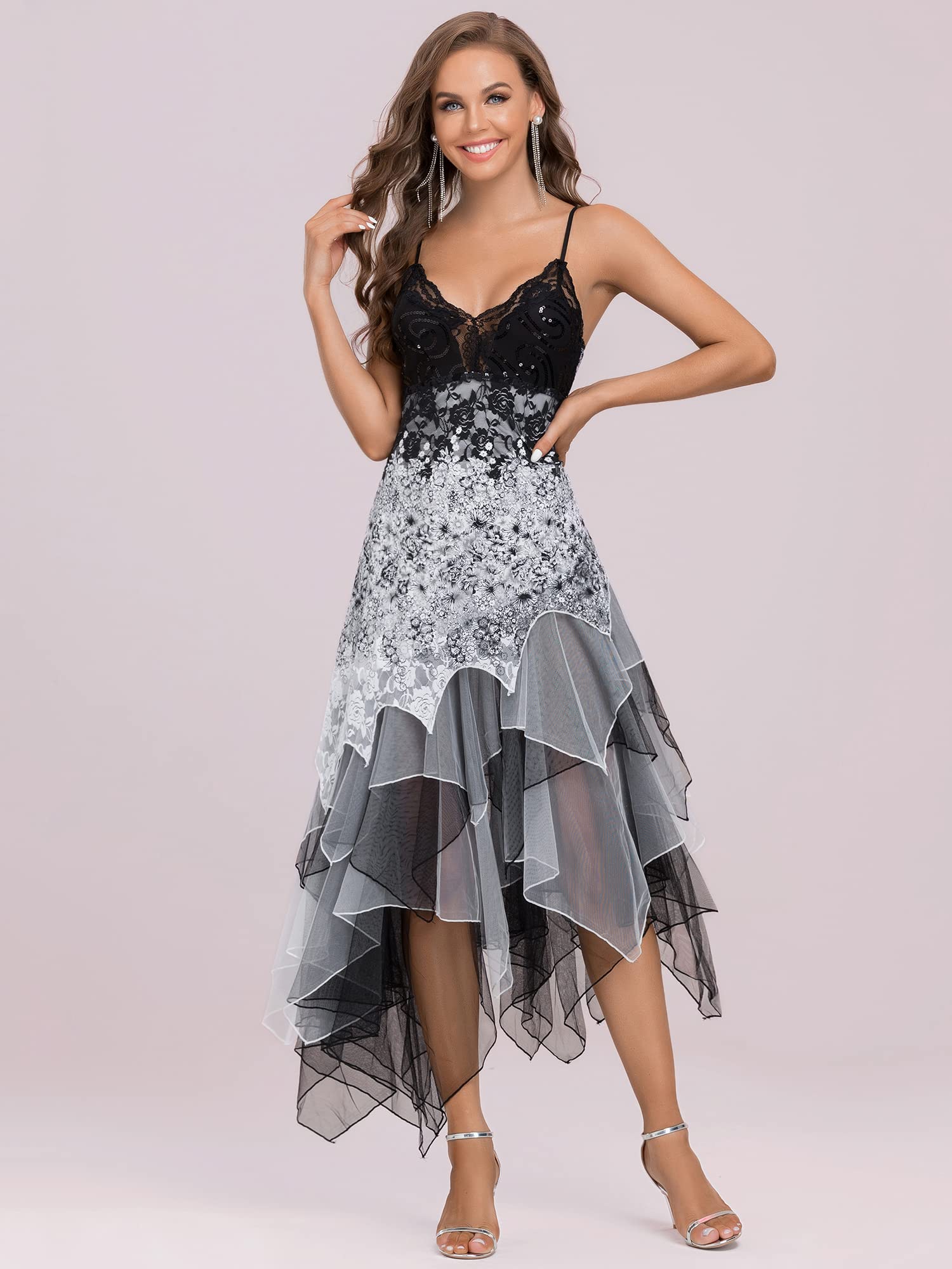 Ever-Pretty Women's V-Neck Sexy Party Dress for Wedding Guest, Summer Cocktail Dress 06213 - Perfect for Evening Parties, Bridal Showers & Special Occasions