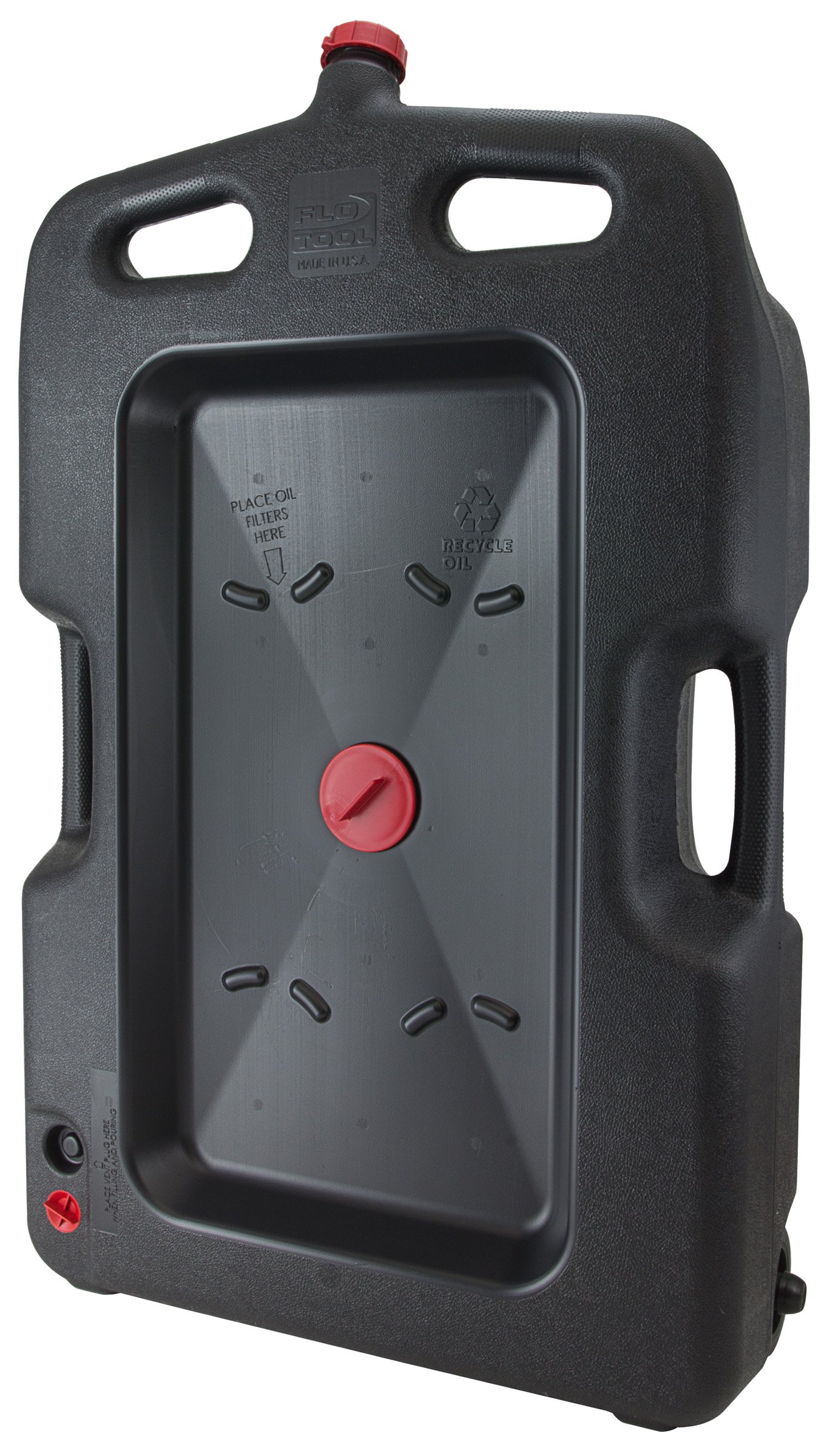 Hopkins 42008MI 58 Quart Crude Oil Drain Pan - Heavy Duty Oil Change Pan for Automotive, Trucks & Machinery - Ideal for DIY Car Maintenance & Professional Garage Use