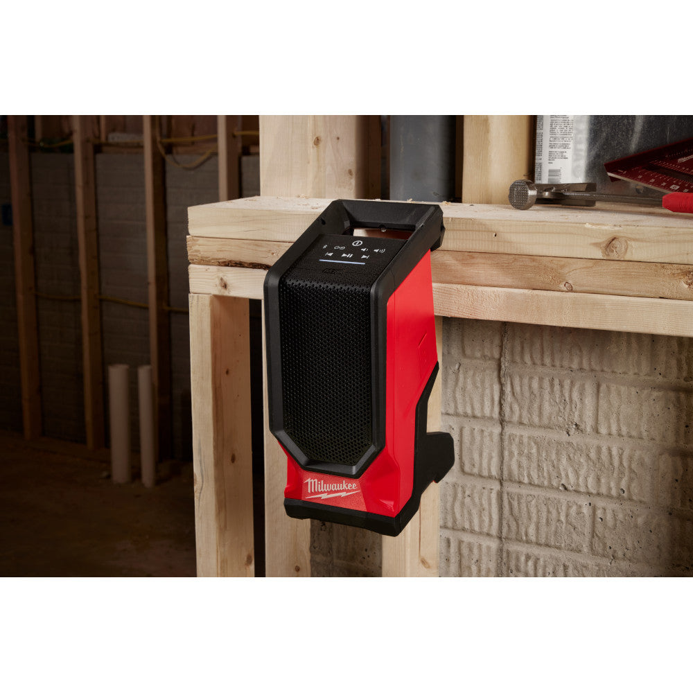 Milwaukee 2954-20 M18™ Bluetooth® Jobsite Speaker - Portable Wireless Worksite Speaker for Construction, Outdoor & Garage Use