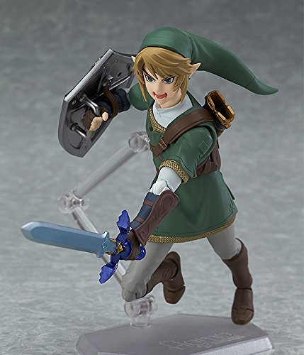 Good Smile The Legend of Zelda: Twilight Princess Link Deluxe Edition Figma Action Figure - 15 Years to 99 Years - Perfect for Gaming Collectors, Display Shelves & Zelda Fans