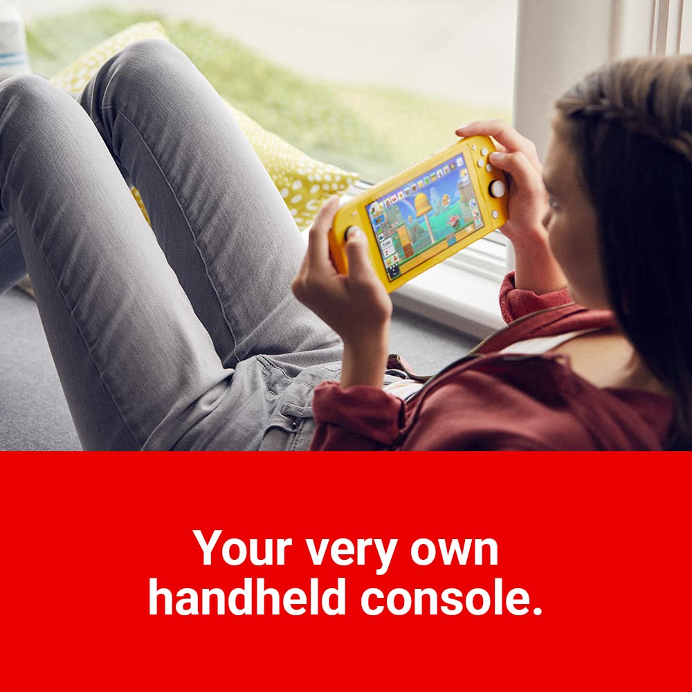 Nintendo Switch Lite - Coral Portable Gaming Console | Handheld Video Game System for Travel, Commute & On-The-Go Play