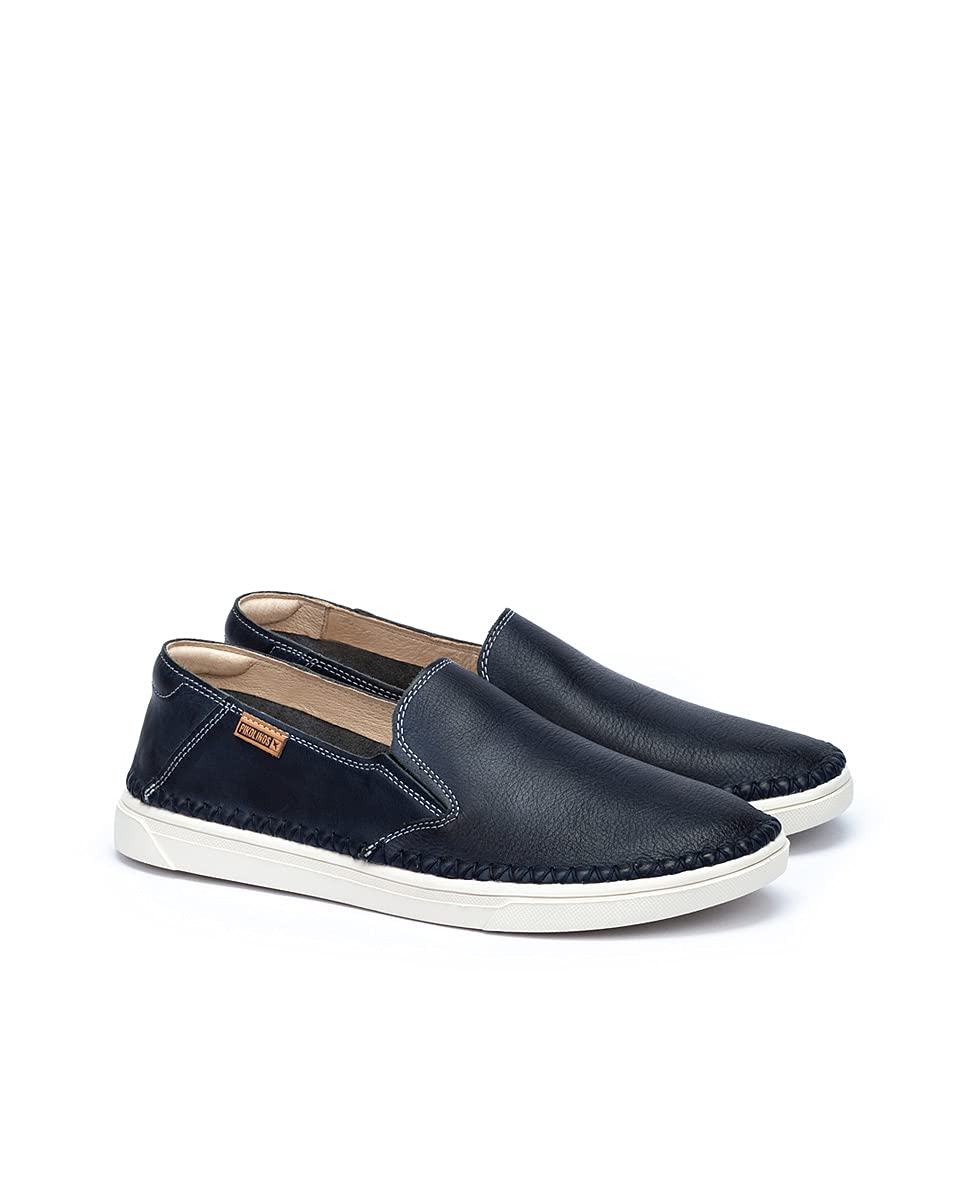PIKOLINOS Men's Leather Loafers - Alicante Style Comfortable Slip-On Shoes for Casual & Business Wear