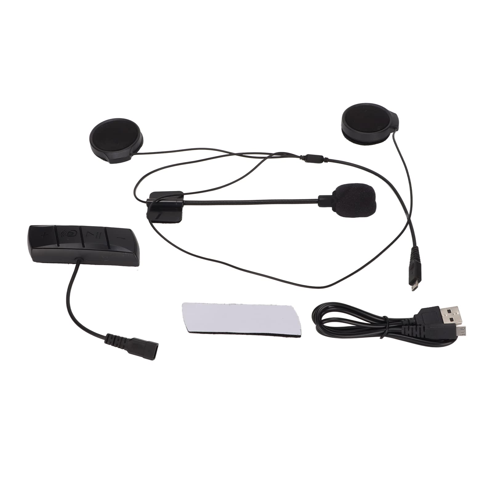 Yoidesu Bluetooth 5.0 Motorcycle Helmet Headset - Wireless Headphones with Smart Noise Cancellation & Waterproof Design for Safe Riding - Perfect for Commuting, Touring & Adventure Motorcycling