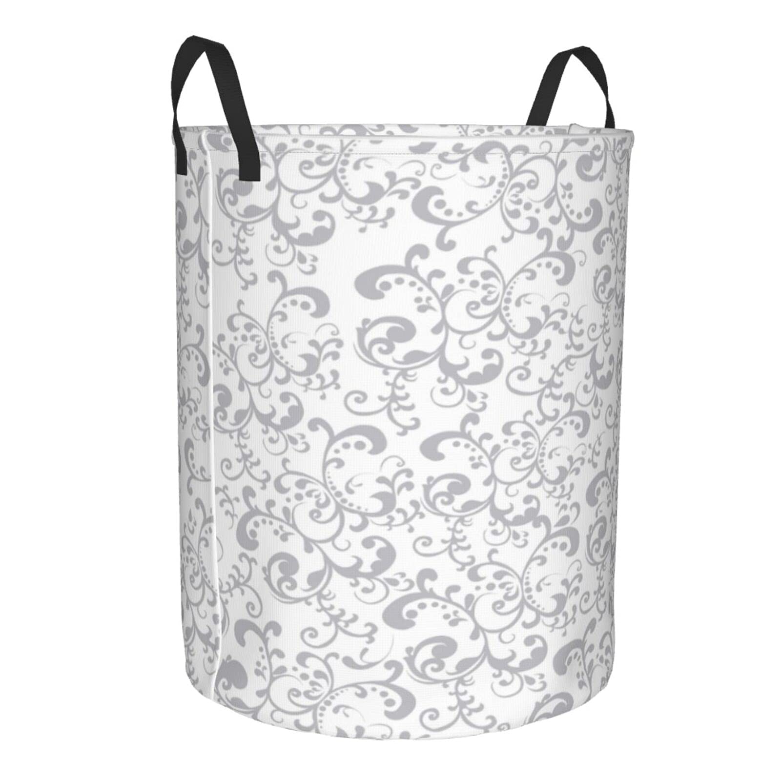 Foruidea Floral Pattern Laundry Basket - Collapsible Clothes Hamper with Oxford Fabric, Storage Bin for Home, Office, Dorm & Nursery | Perfect for Organizing Clothes, Toys & Gifts (Washable & Space-Saving)