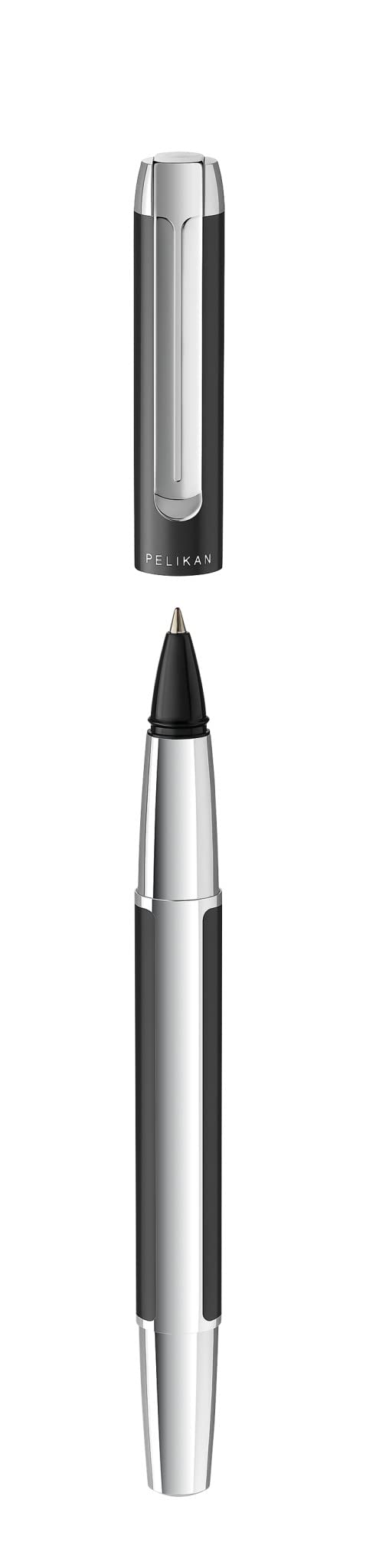 Pelikan Pura R40 Rollerball Pen with Refill - Premium Anthracite Ink Pen for Smooth Writing | Ideal for Office, School & Gift Giving