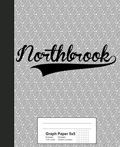 5x5 Graph Paper Notebook by NORTHBROOK - Premium Weezag Grid Notebook for Math, Engineering & Sketching | Perfect for Students, Architects & Artists