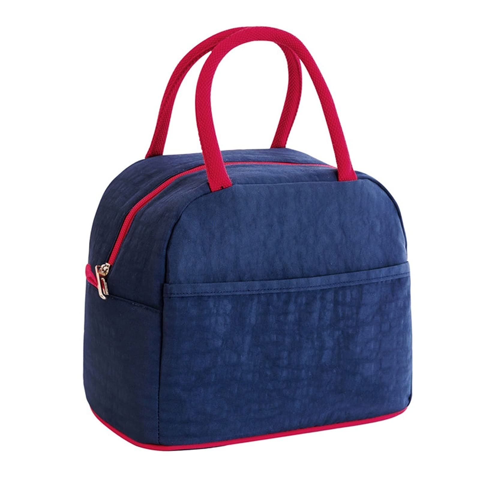 Insulated Lunch Bag for Women - Portable Thermal Tote for Work, School & Picnic - Leakproof Food Storage Container with Snack Organizer Pockets (Blue) - Perfect for Office Meals, Kids' Lunches & Outdoor Adventures