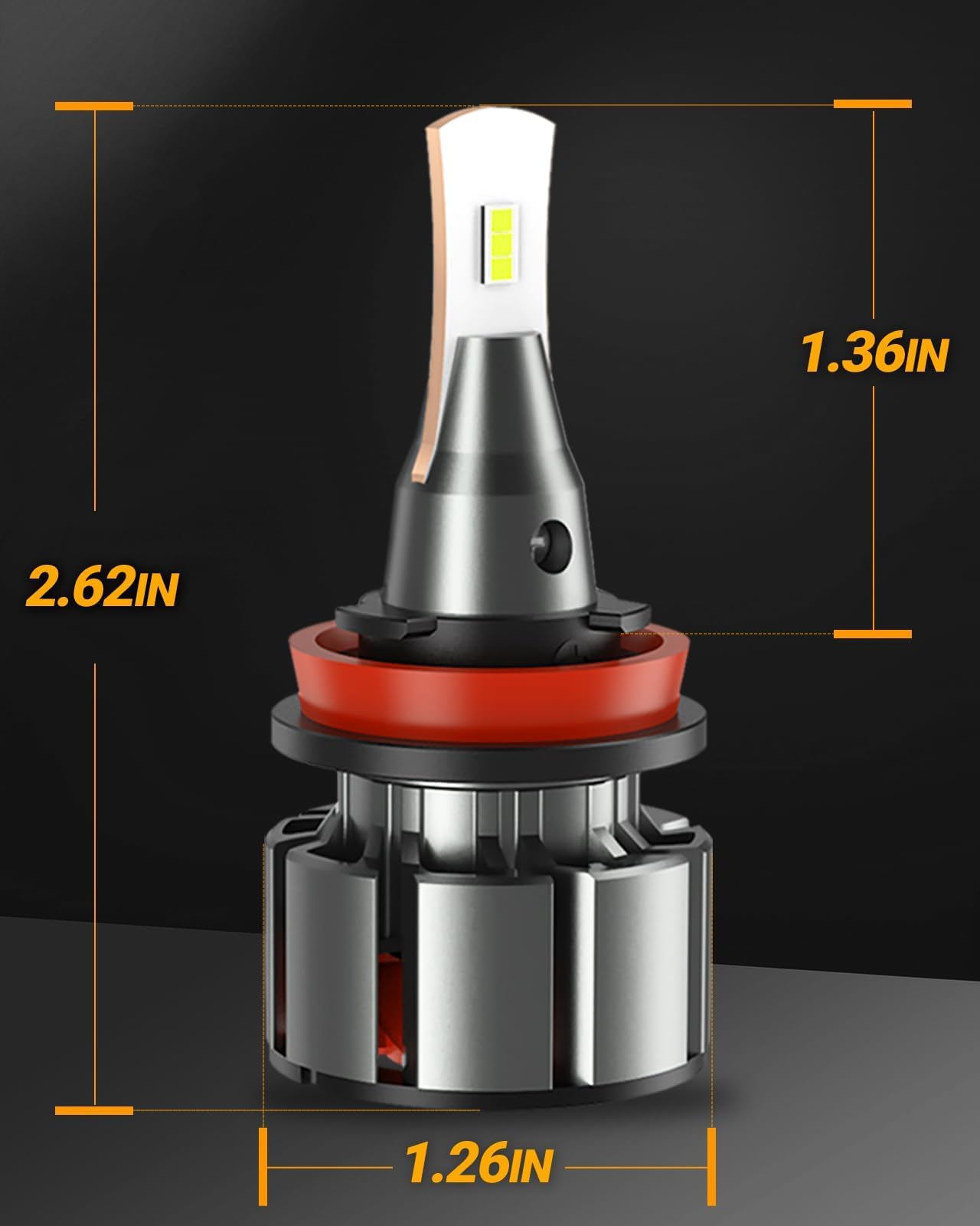 SEALIGHT 9005 H11 LED Bulbs - 48,000LM Super Bright Fog Light Combo, 6000K Cool White, Plug-N-Play for ATVs/UTVs (Pack of 4) - Perfect for Off-Roading, Night Driving & Enhanced Visibility