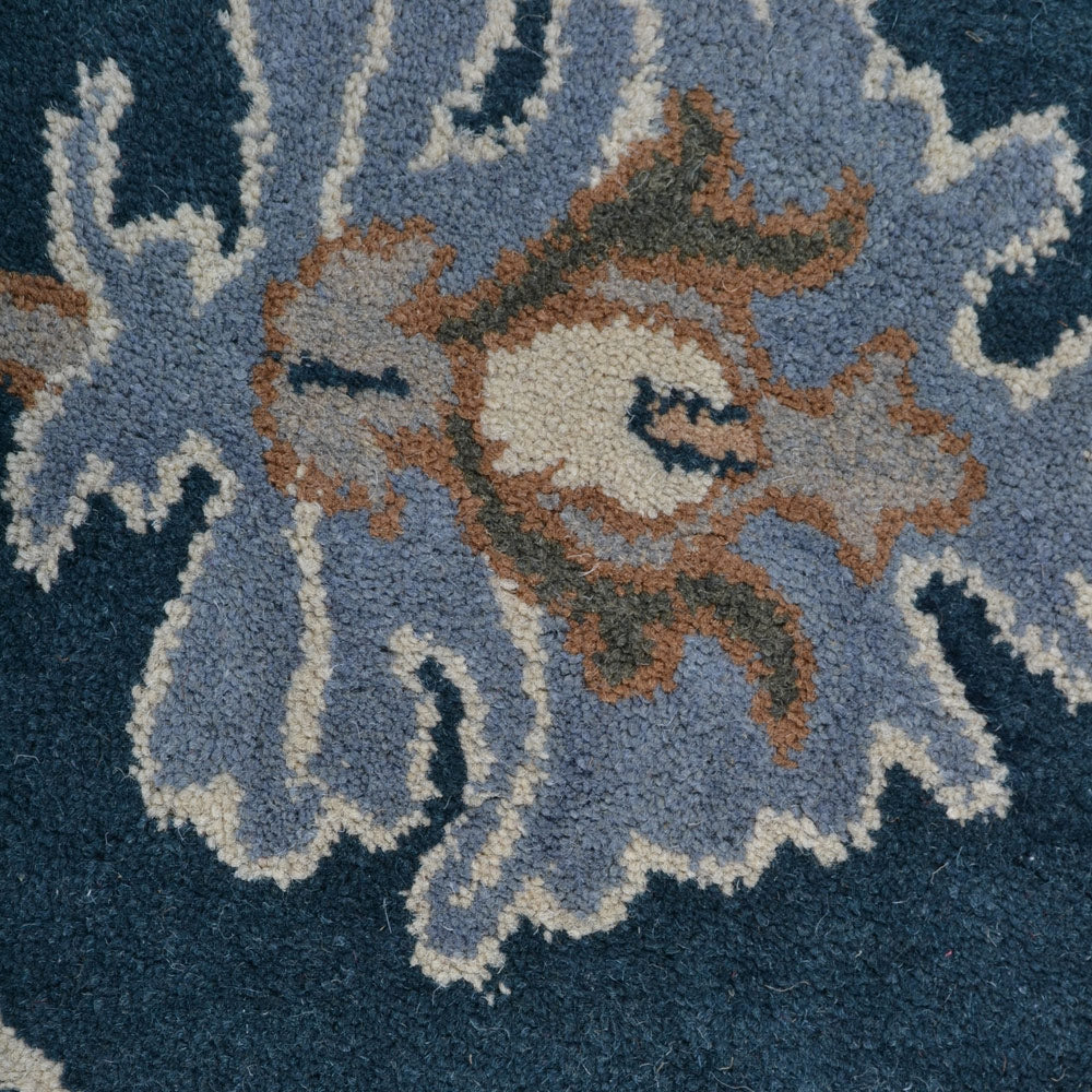 Jacob's Ladder Hand Tufted Wool Rug - Soft & Durable Non-Slip Area Rug for Living Room, Bedroom, Nursery | Perfect for Home Decor & Cozy Spaces