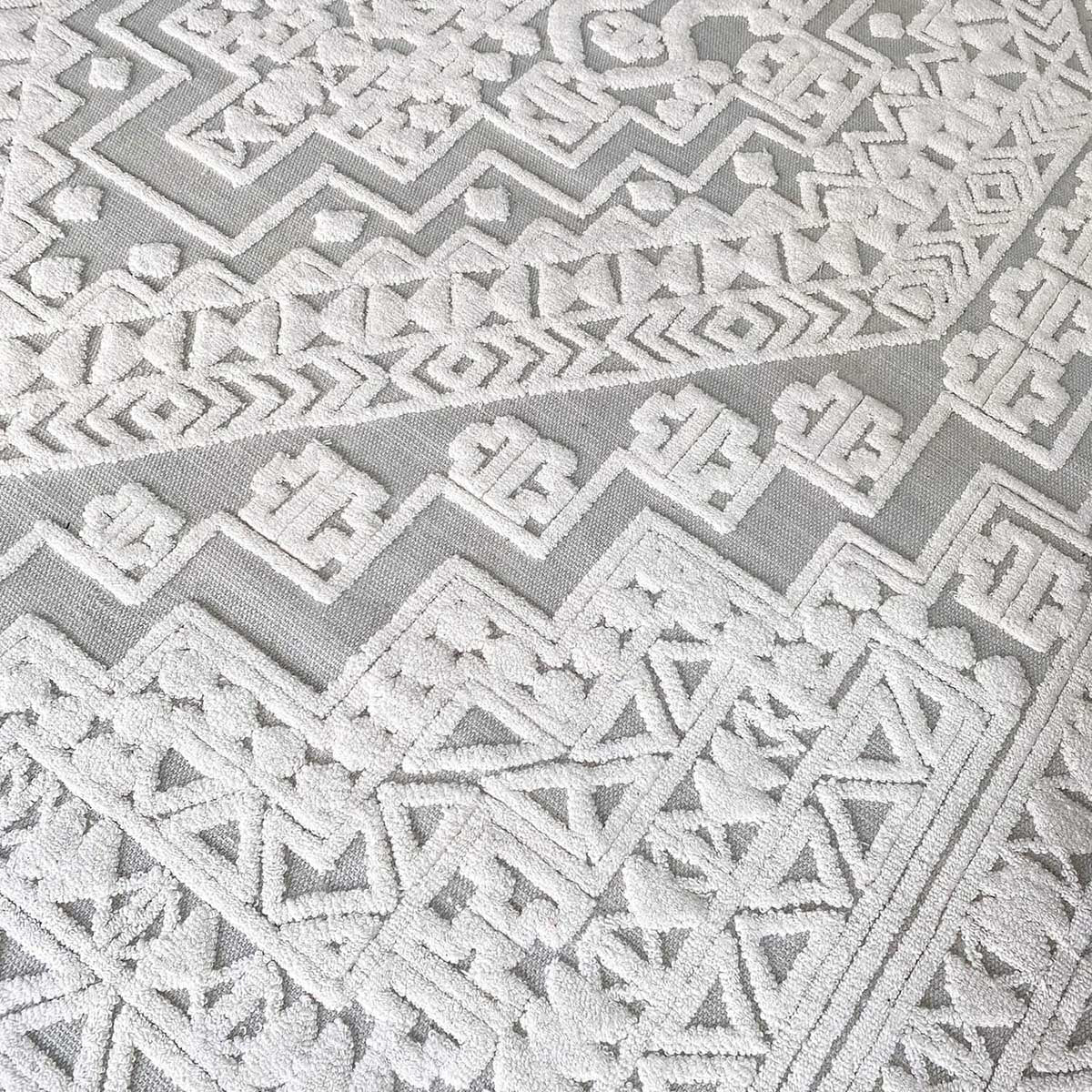 Kirrily Textured Tribal Rug - Handwoven Bohemian Area Rug for Living Room, Bedroom & Home Decor | Soft & Durable Floor Mat for Boho Chic Style