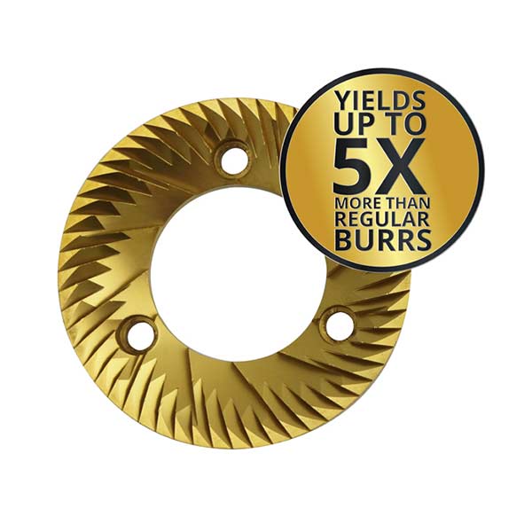 Anfim Titanium K110+ 75mm Coffee Grinder Burrs - Premium Commercial Espresso Grinder Blades for Barista & Home Brewing - Perfect for Specialty Coffee Shops & Coffee Enthusiasts