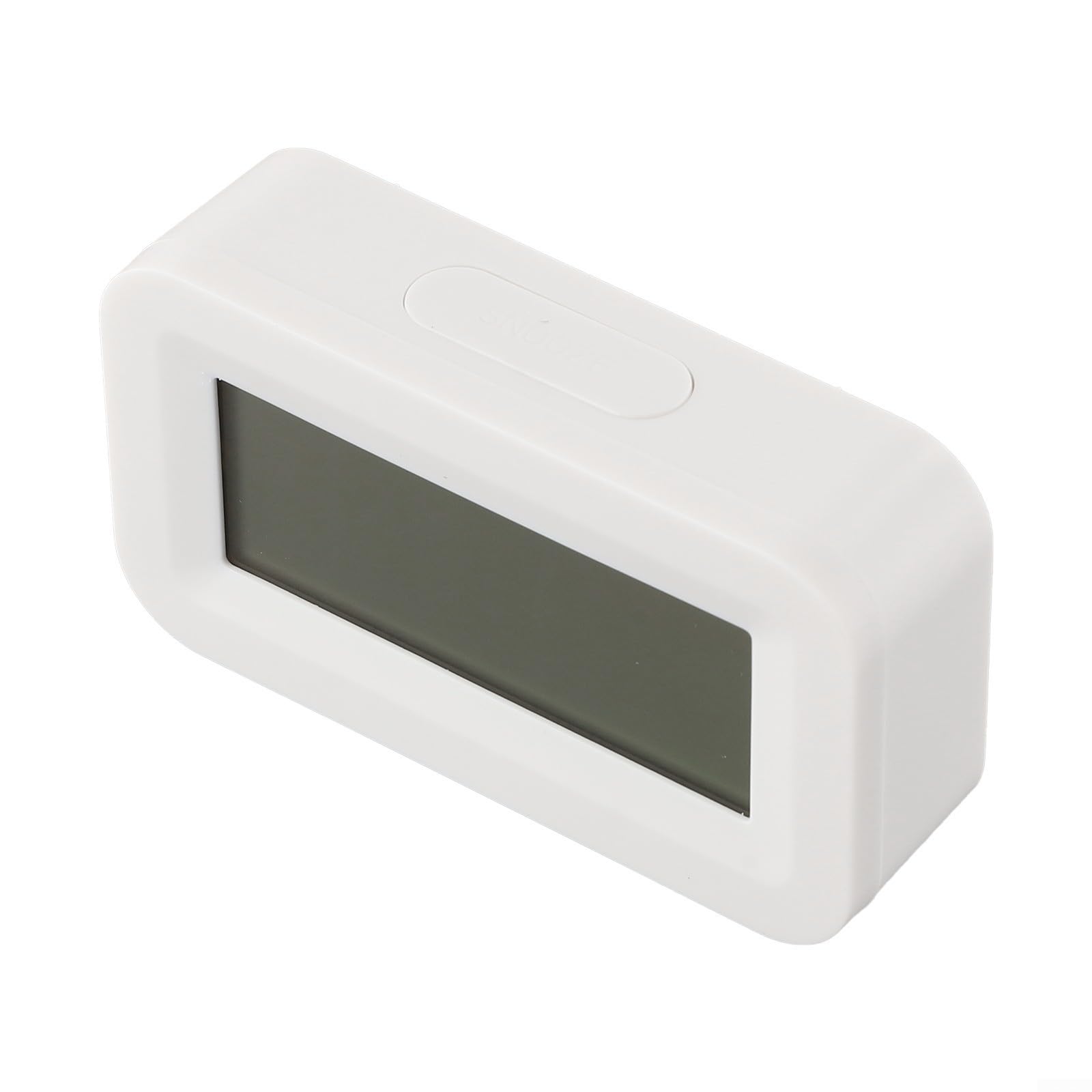 Smart Temperature Detection Alarm with Vibrant Color Options & Gradual Sound Alert - Perfect for Home, Office, and Travel Use (White)
