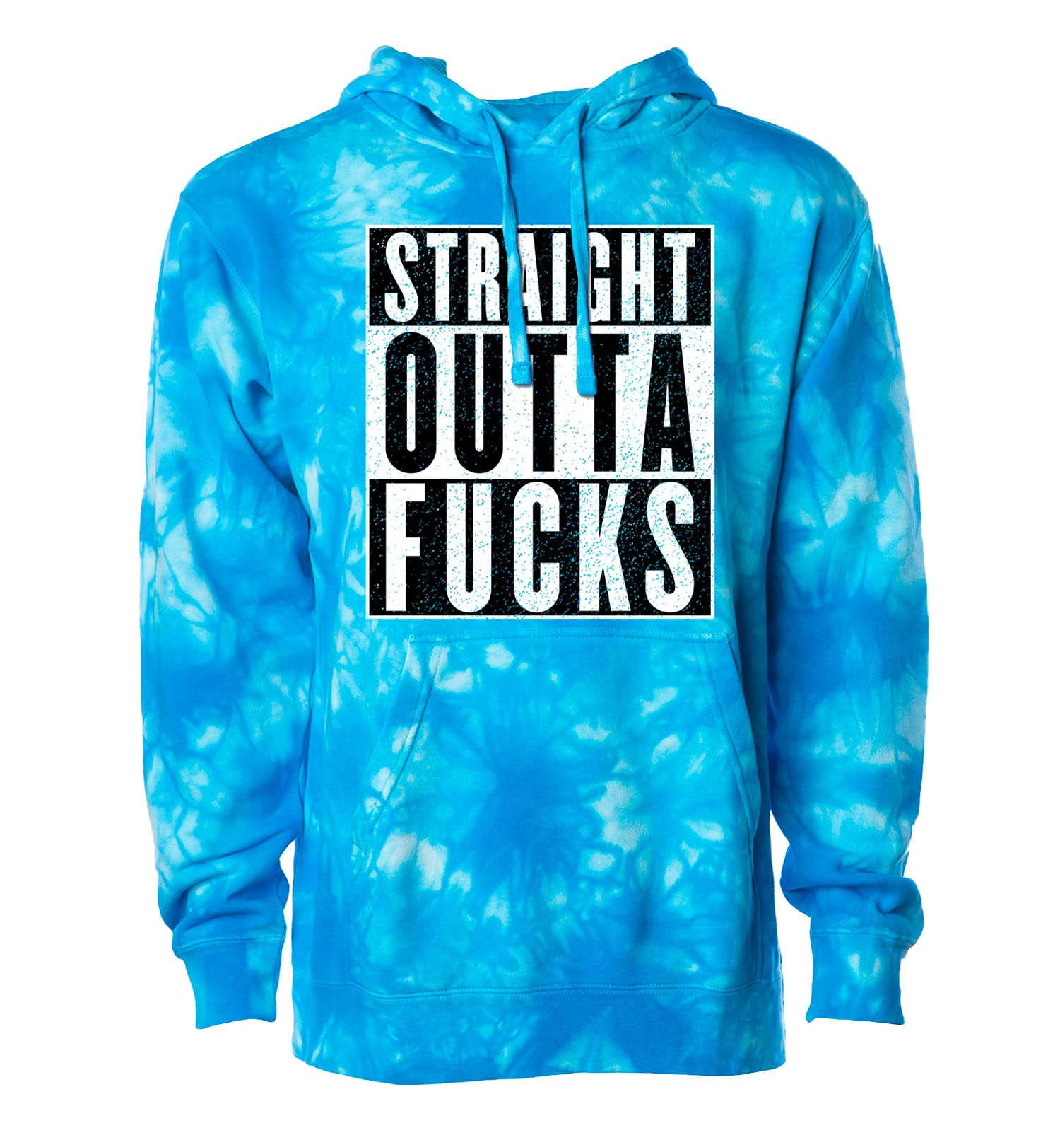 Haase Unlimited Straight Outta Fucks - Zero Given Savage Unisex Hoodie Sweatshirt | Comfortable Cotton Pullover for Men & Women | Perfect for Streetwear, Casual Outfits, and Gym Wear