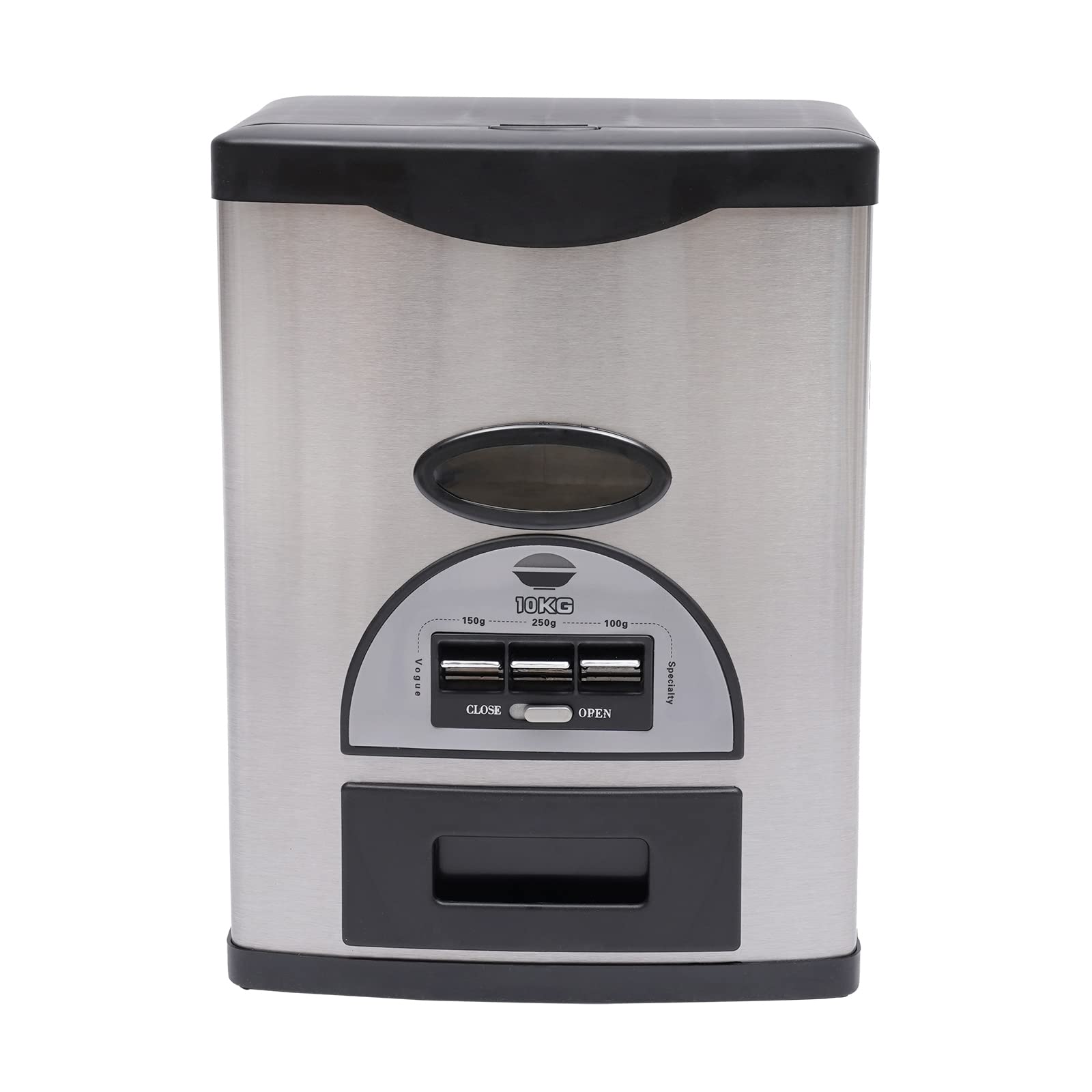 Automatic Rice Dispenser Storage Container - 10kg/22lb Sealed Rice Storage Box with Integrated Cereal Dispenser for Home Kitchen | Perfect for Countertop Organization & Mess-Free Cooking