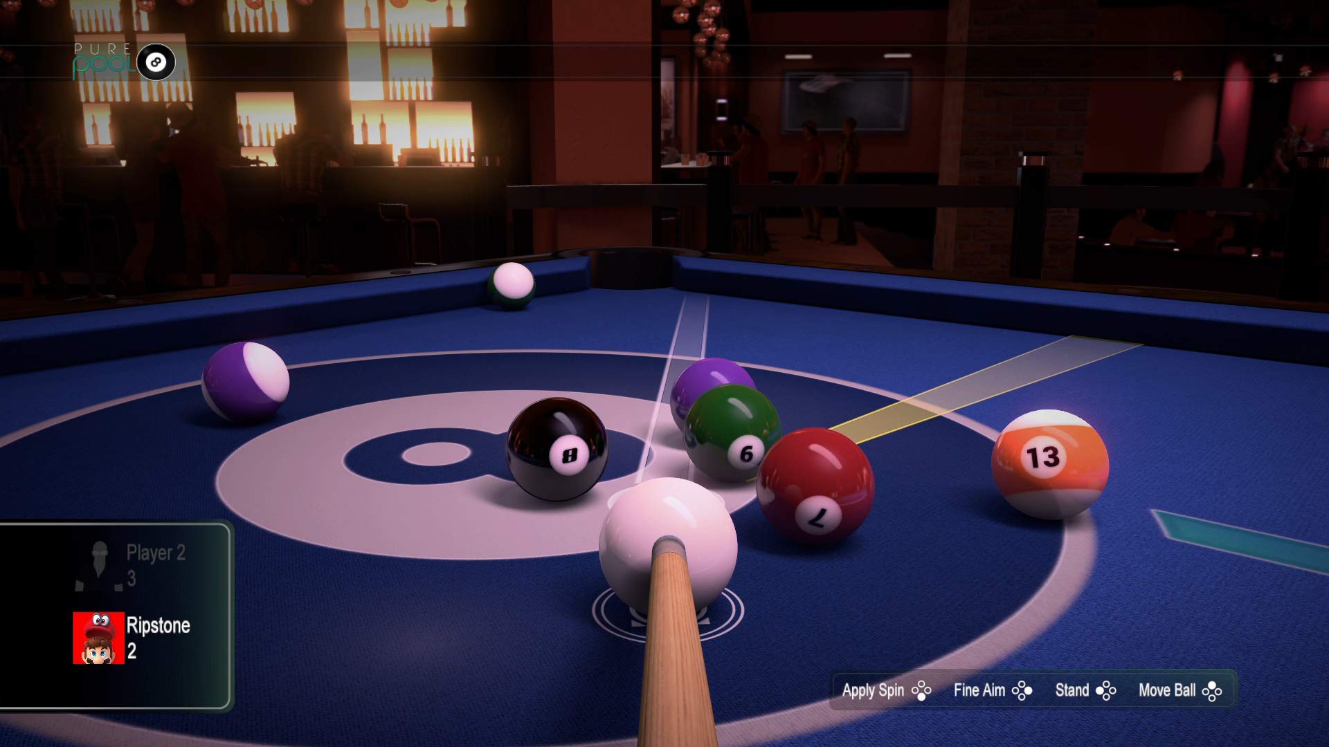 Pure Pool - Nintendo Switch Game - Realistic Billiards Simulation for Home & Party Entertainment